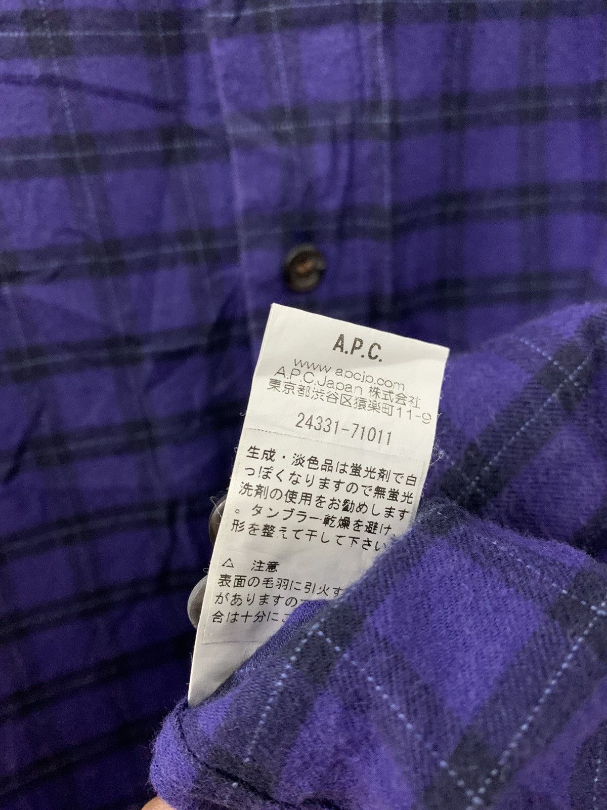 A.P.C. A.P.C. Long Sleeve Shirt Size US XS / EU 42 / 0 - 5 Thumbnail