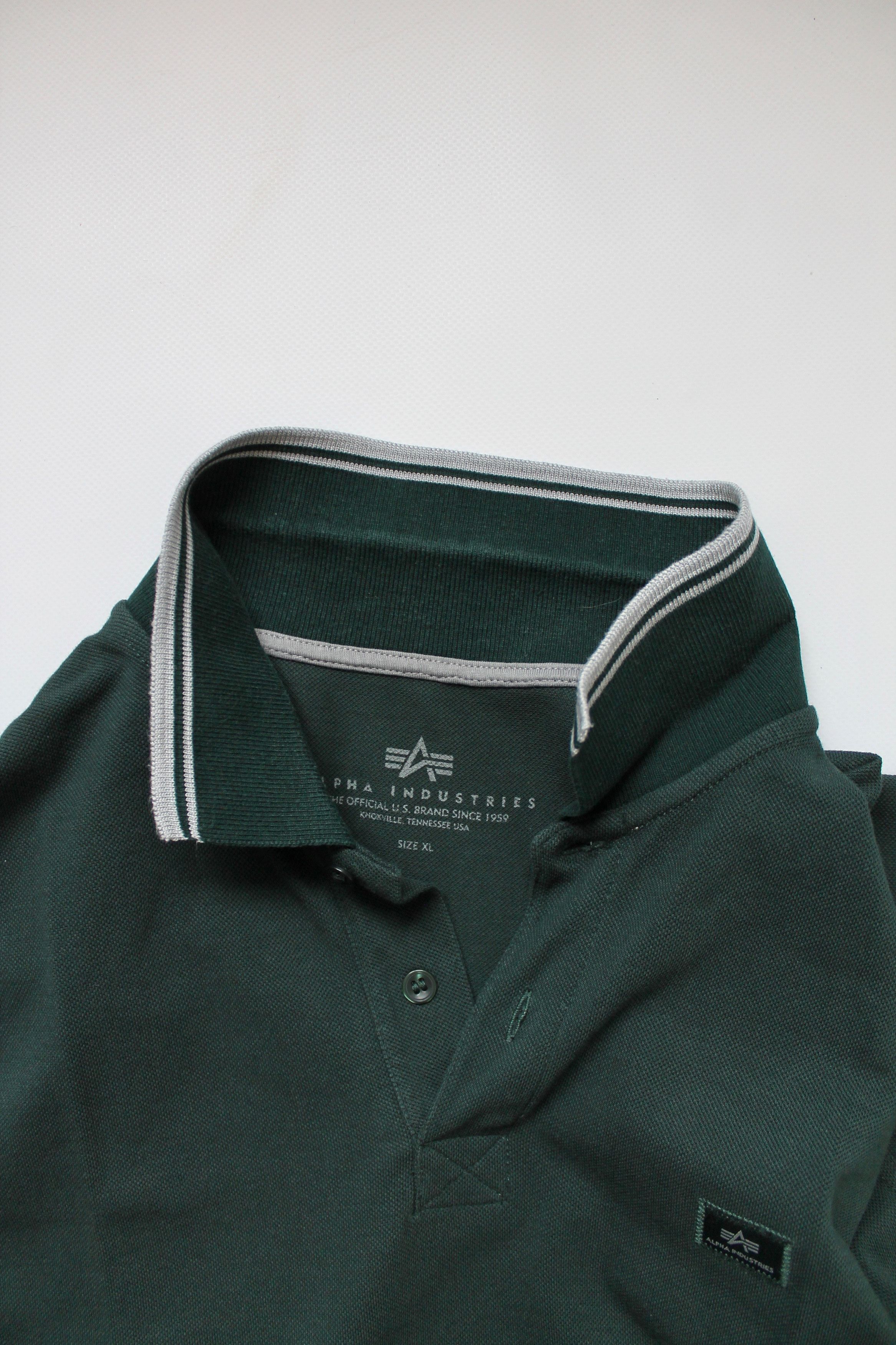 Alpha Industries Alpha Industries Military Polo Shirt Short Sleeve Size US L / EU 52-54 / 3 - 4 Thumbnail