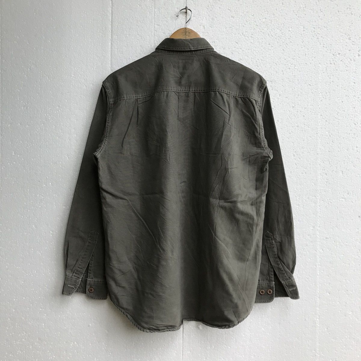 Oxxford Clothes Camouflage denim button ups shirt Jacket Size US M / EU 48-50 / 2 - 2 Thumbnail