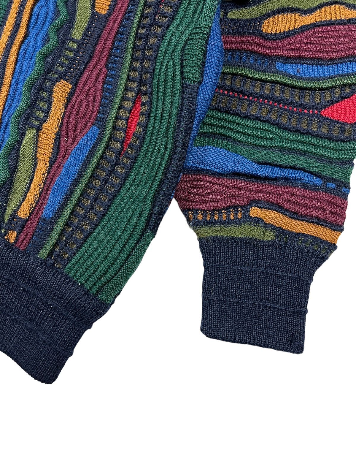 Other Vintage Limnos Australia 3D Knit Cardigan Size US L / EU 52-54 / 3 - 4 Thumbnail