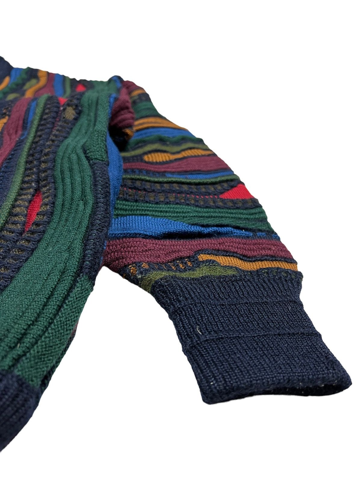 Other Vintage Limnos Australia 3D Knit Cardigan Size US L / EU 52-54 / 3 - 6 Thumbnail