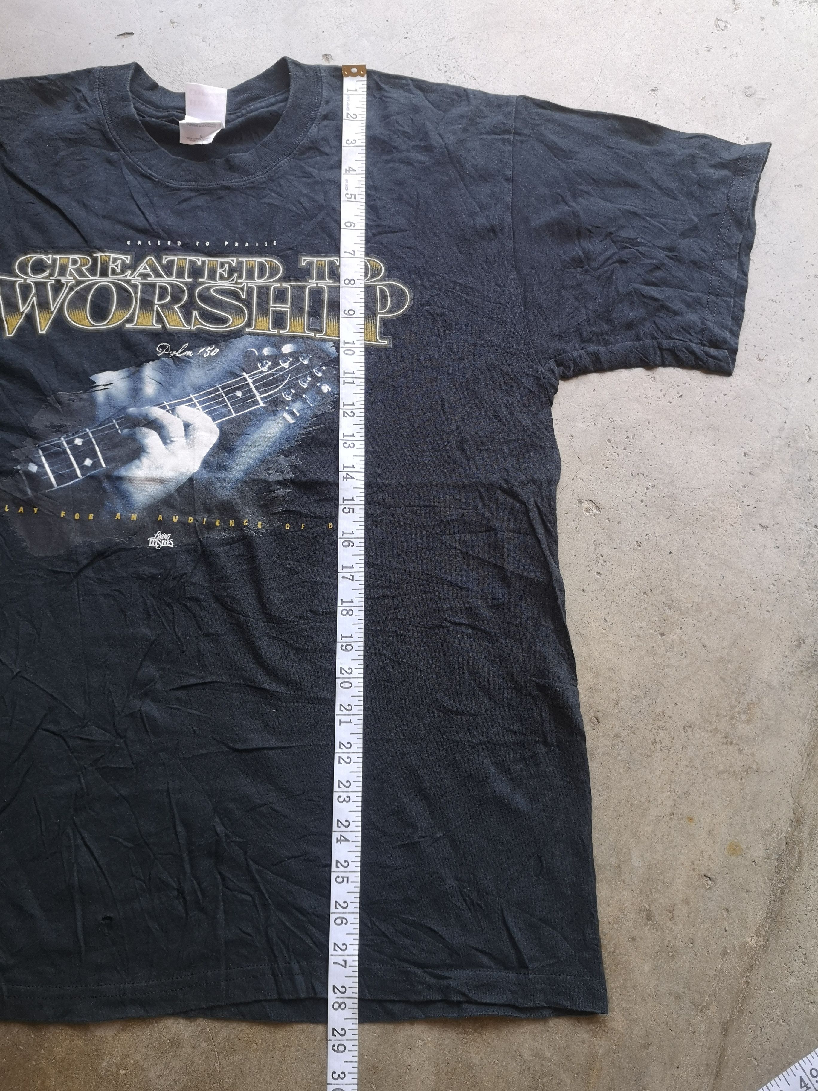 Gildan Vintage Created to Worship Size US L / EU 52-54 / 3 - 12 Thumbnail
