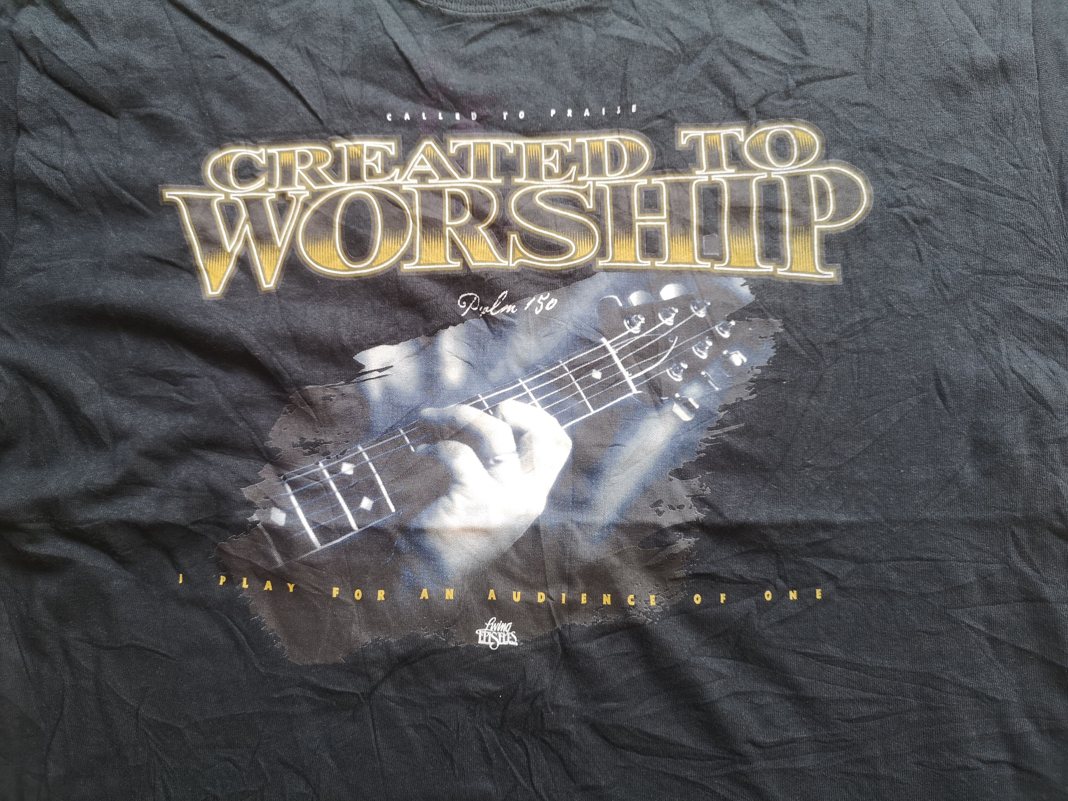 Gildan Vintage Created to Worship Size US L / EU 52-54 / 3 - 3 Thumbnail