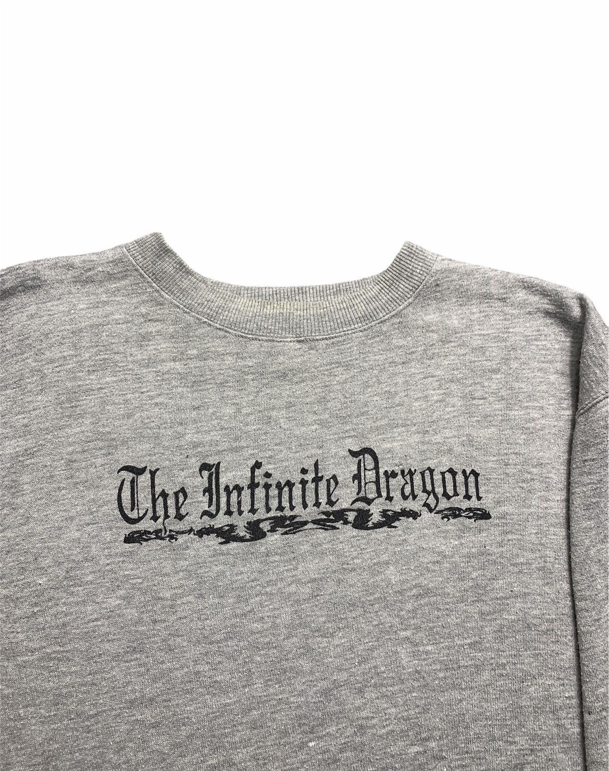 Japanese Brand × Vintage Vintage Third Row Tribal Dragon Poem Crewneck Sweatshirt Size US L / EU 52-54 / 3 - 6 Thumbnail