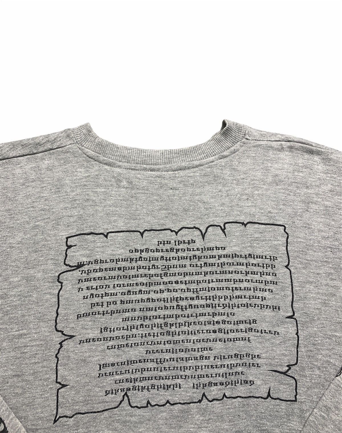 Japanese Brand × Vintage Vintage Third Row Tribal Dragon Poem Crewneck Sweatshirt Size US L / EU 52-54 / 3 - 4 Thumbnail