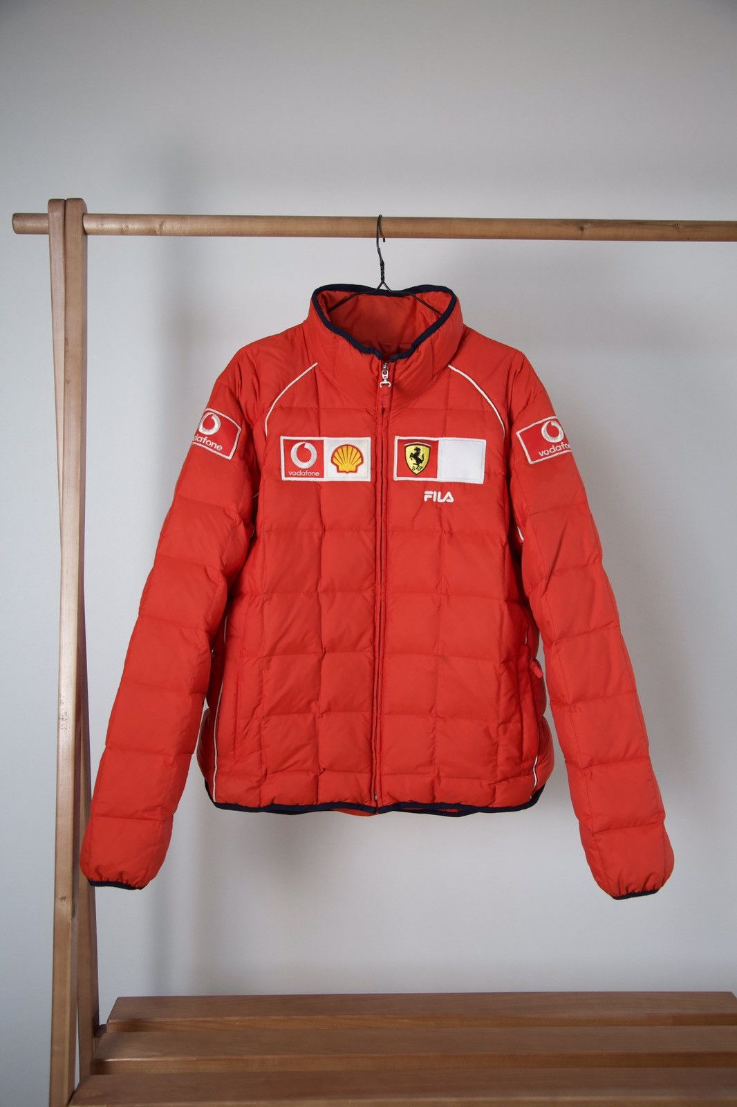 Ferrari Vintage Ferrari Racing Puffer Jacket Size US L / EU 52-54 / 3 - 1 Thumbnail