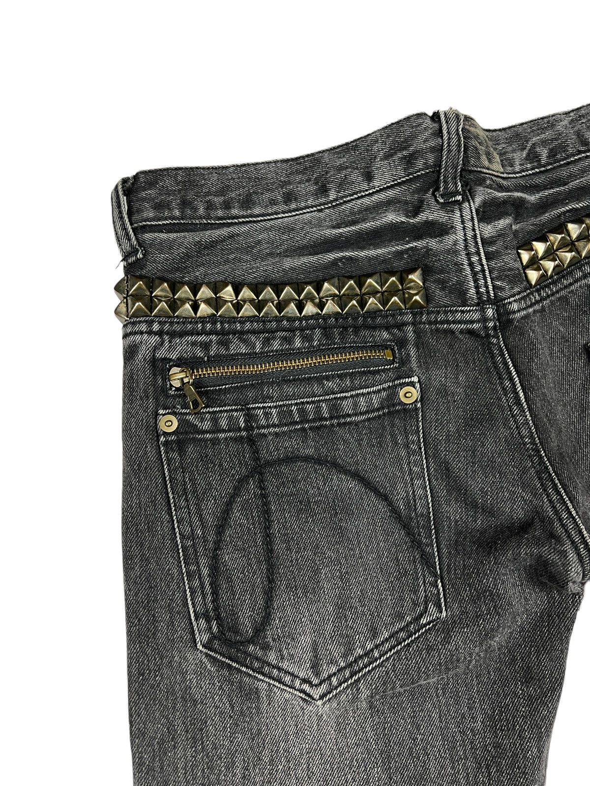 NO ID No Id 🇯🇵 Studded Flare Denim Size US 32 / EU 48 - 9 Thumbnail