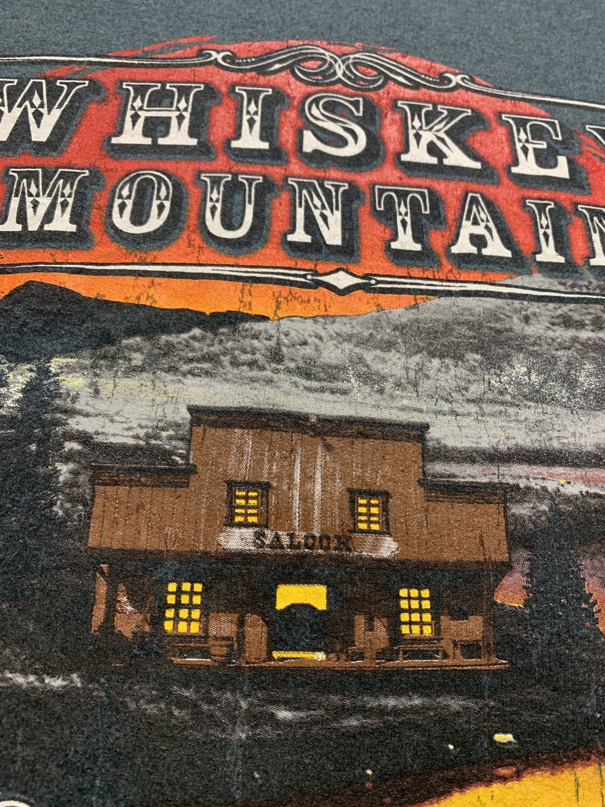 Vintage Vintage George Whiskey Mountain Sweatshirt Size US L / EU 52-54 / 3 - 5 Thumbnail