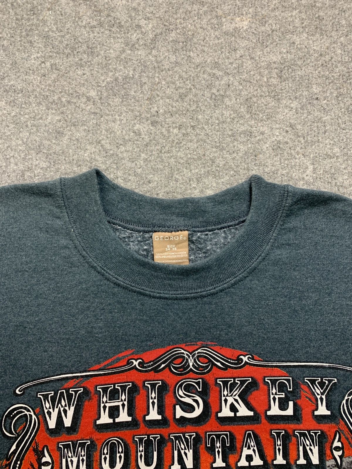 Vintage Vintage George Whiskey Mountain Sweatshirt Size US L / EU 52-54 / 3 - 6 Thumbnail