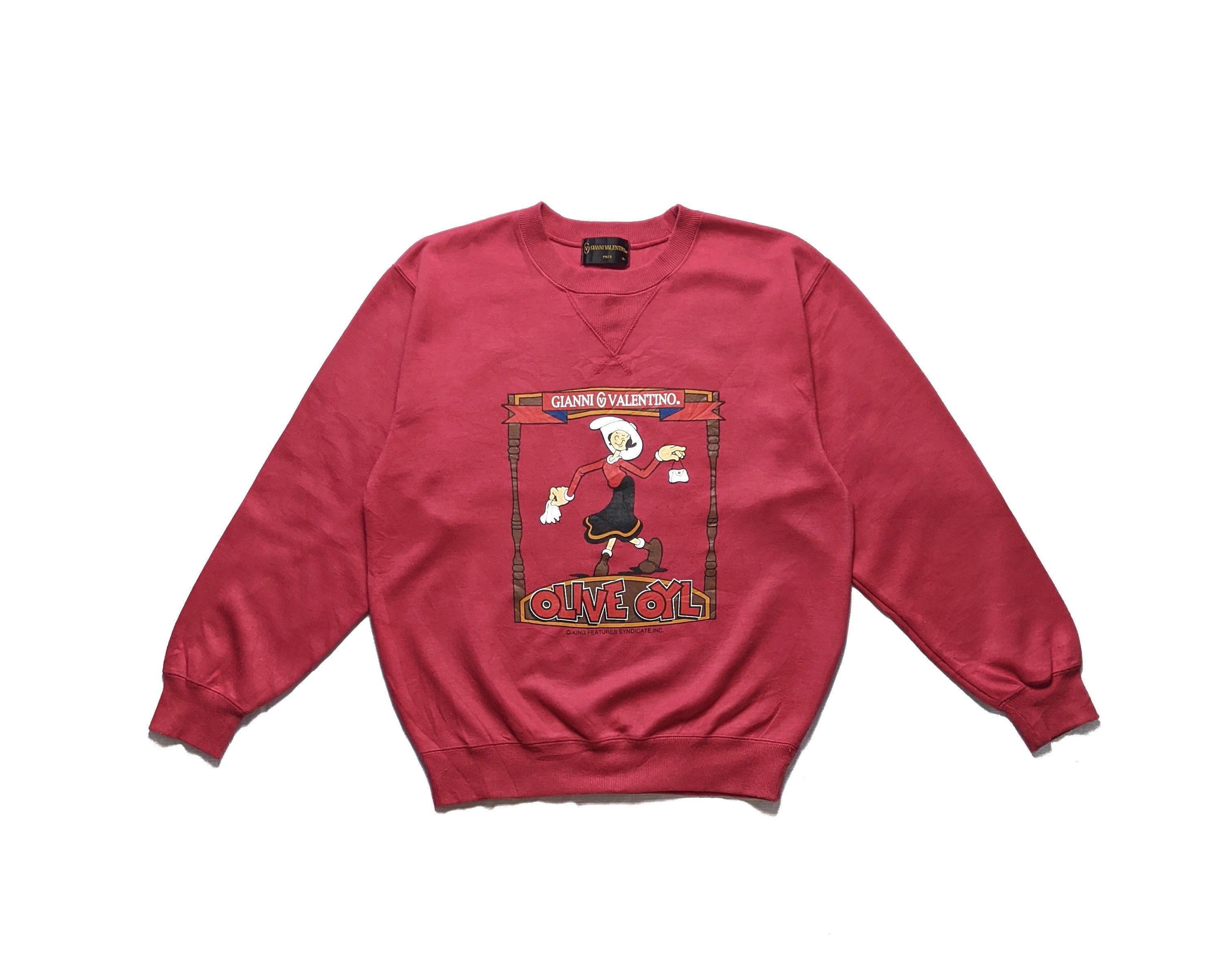 Cartoon Network × Valentino Gianni Valentino Olive Oyl Popeye The Sailorman Sweatshirt Size US M / EU 48-50 / 2 - 1 Thumbnail