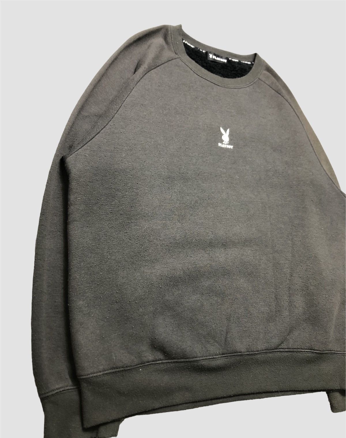 Playboy × Vintage Vintage 90s Playboy Small Embroidered Bunny Sweatshirt Size US L / EU 52-54 / 3 - 2 Thumbnail