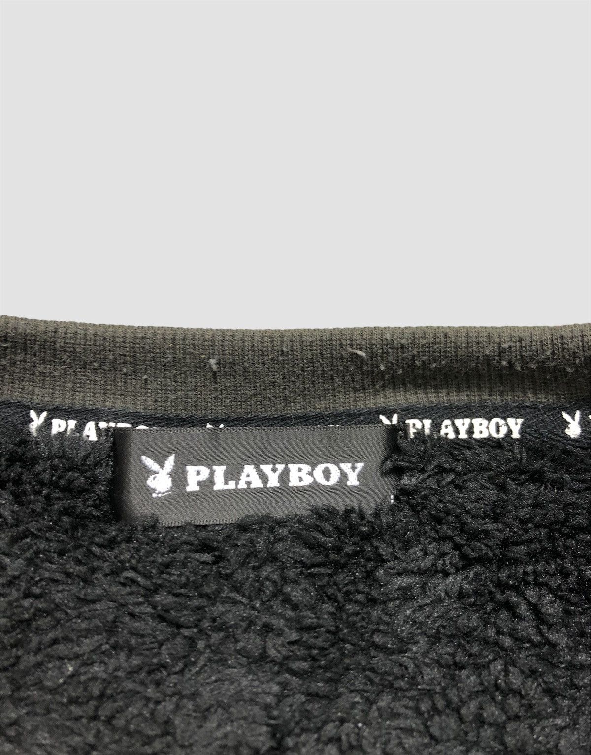 Playboy × Vintage Vintage 90s Playboy Small Embroidered Bunny Sweatshirt Size US L / EU 52-54 / 3 - 7 Thumbnail