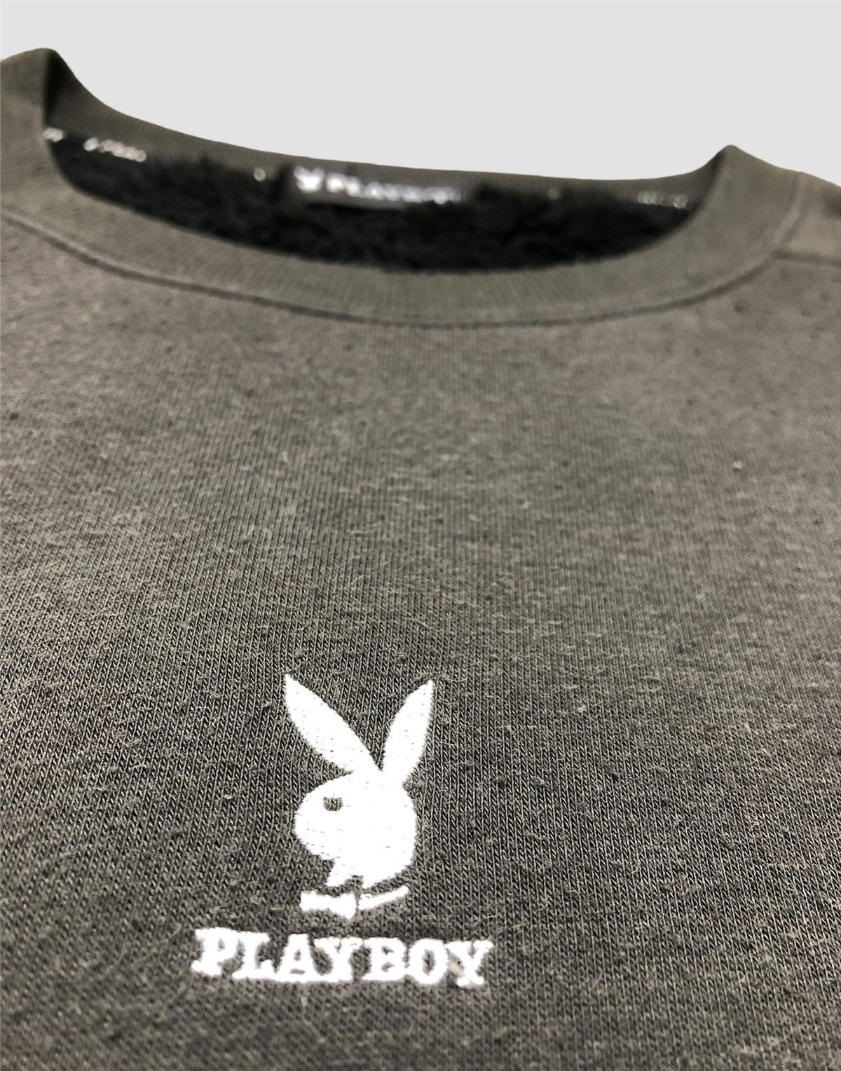 Playboy × Vintage Vintage 90s Playboy Small Embroidered Bunny Sweatshirt Size US L / EU 52-54 / 3 - 5 Thumbnail