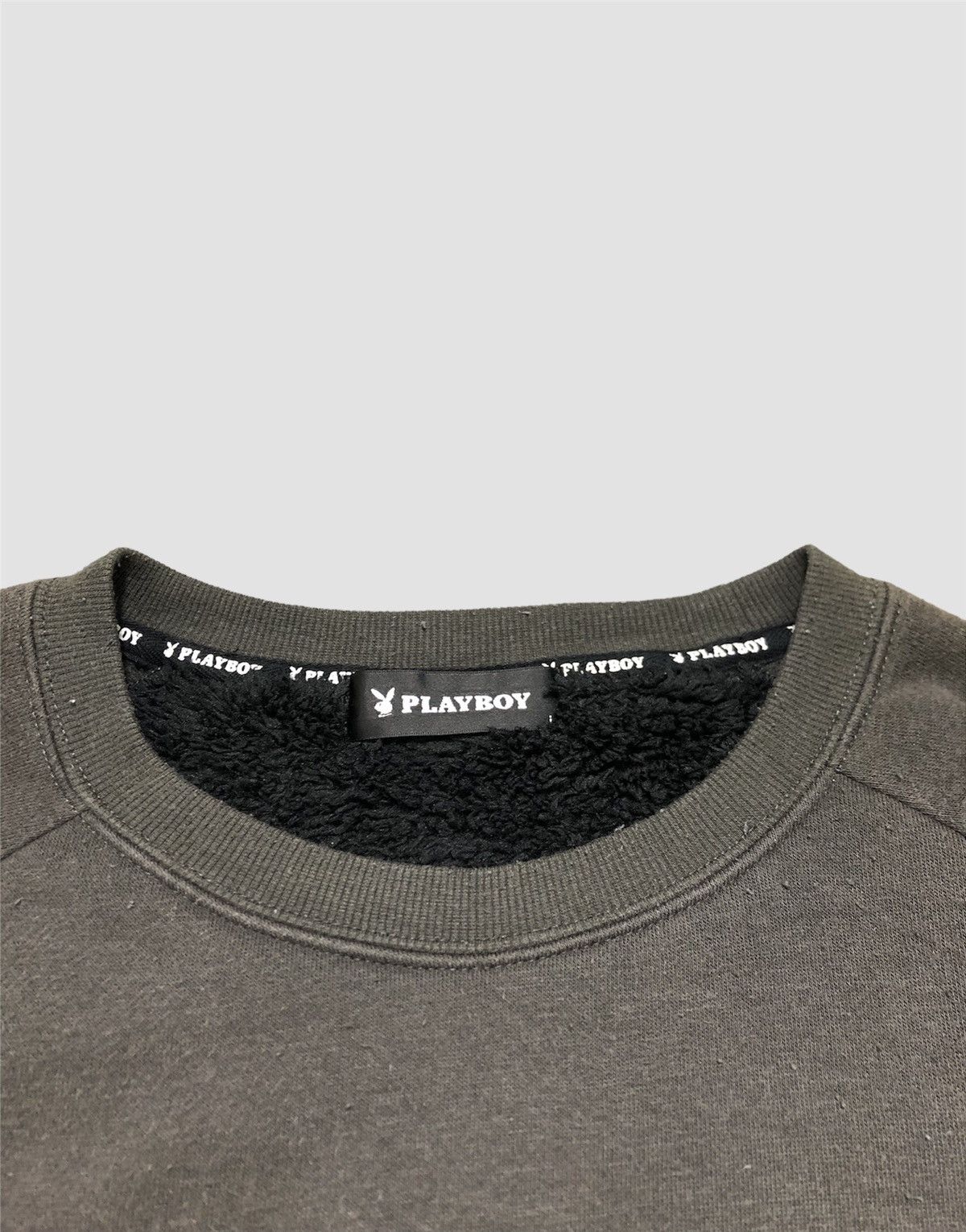 Playboy × Vintage Vintage 90s Playboy Small Embroidered Bunny Sweatshirt Size US L / EU 52-54 / 3 - 6 Thumbnail