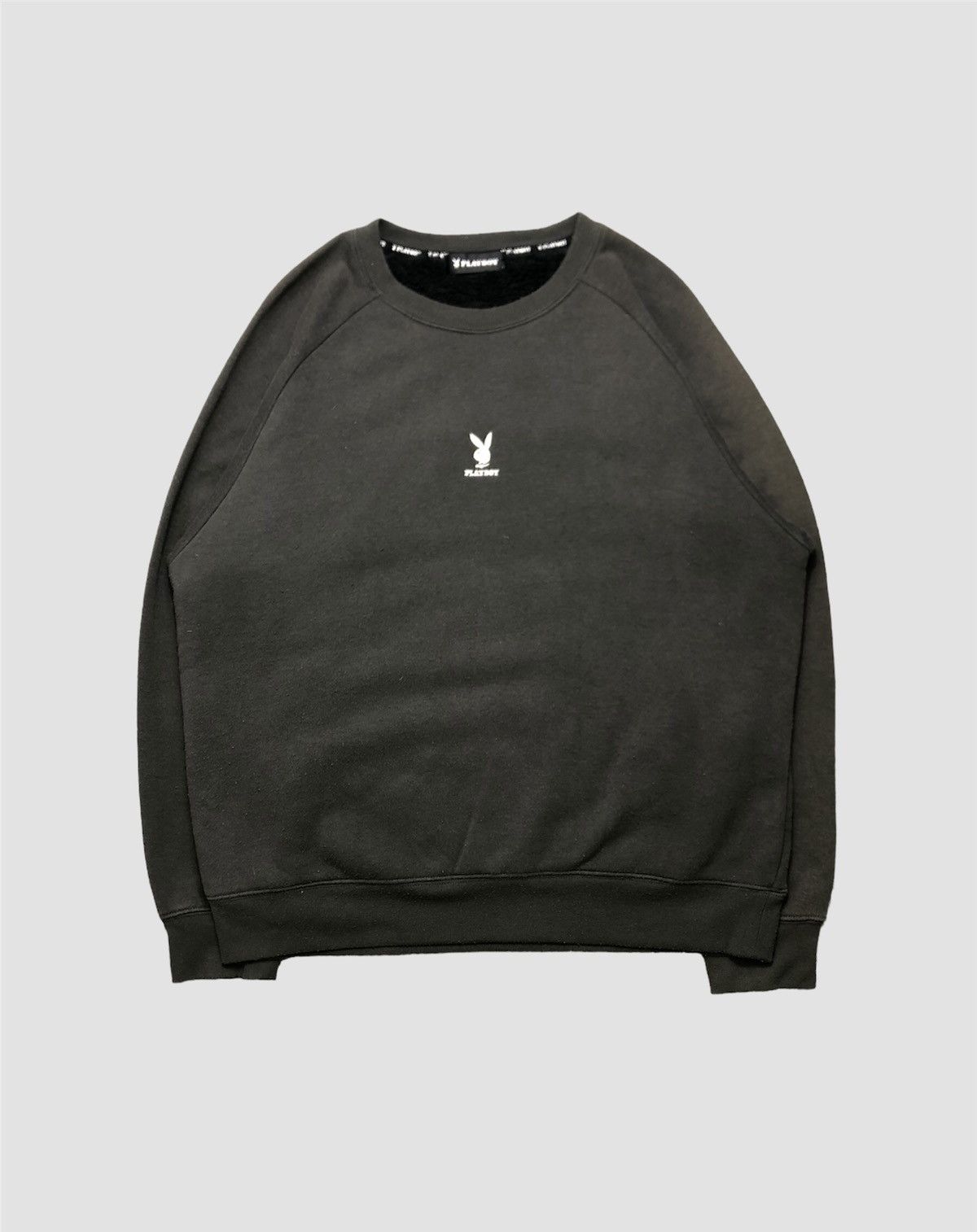 Playboy × Vintage Vintage 90s Playboy Small Embroidered Bunny Sweatshirt Size US L / EU 52-54 / 3 - 1 Thumbnail