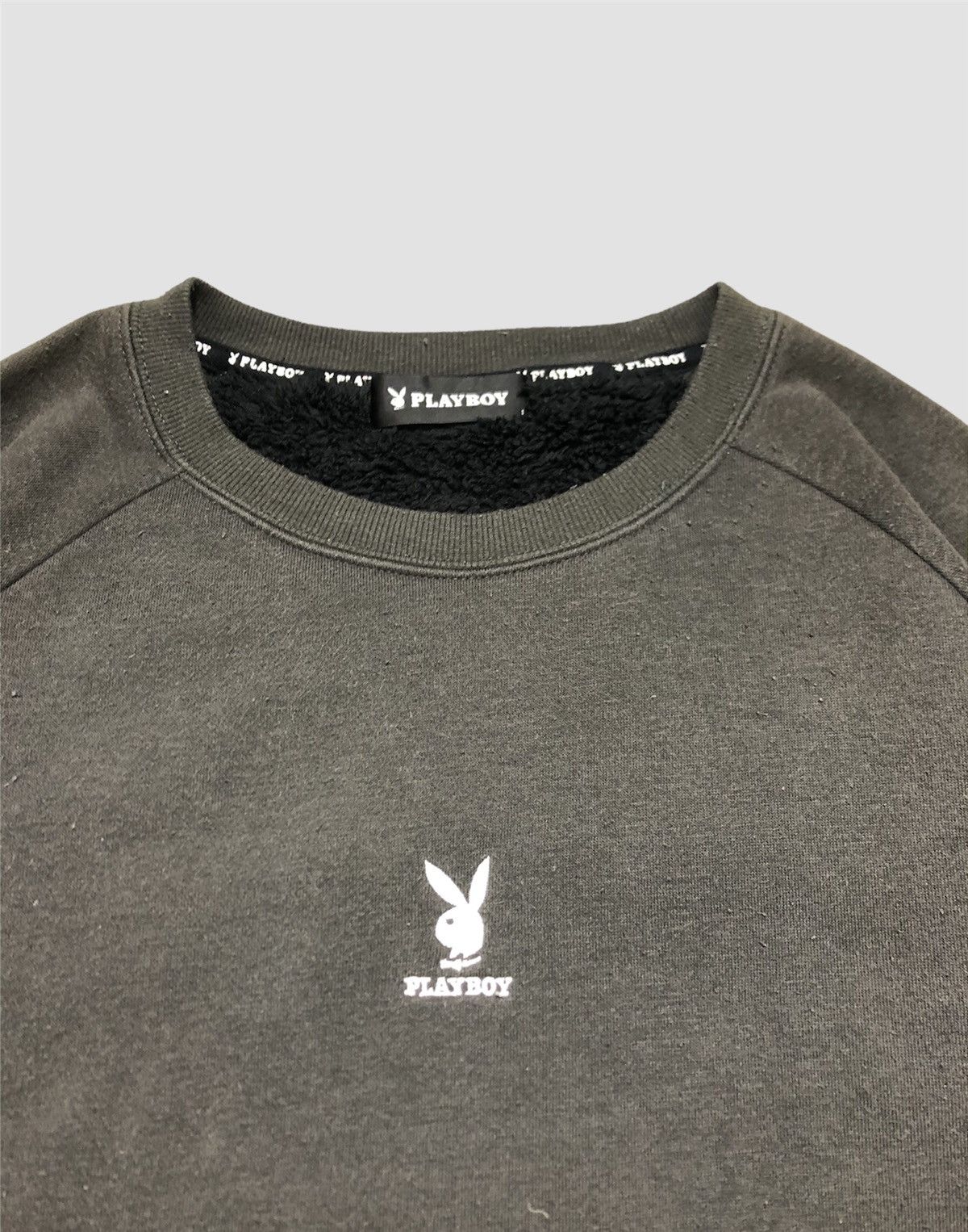 Playboy × Vintage Vintage 90s Playboy Small Embroidered Bunny Sweatshirt Size US L / EU 52-54 / 3 - 4 Thumbnail