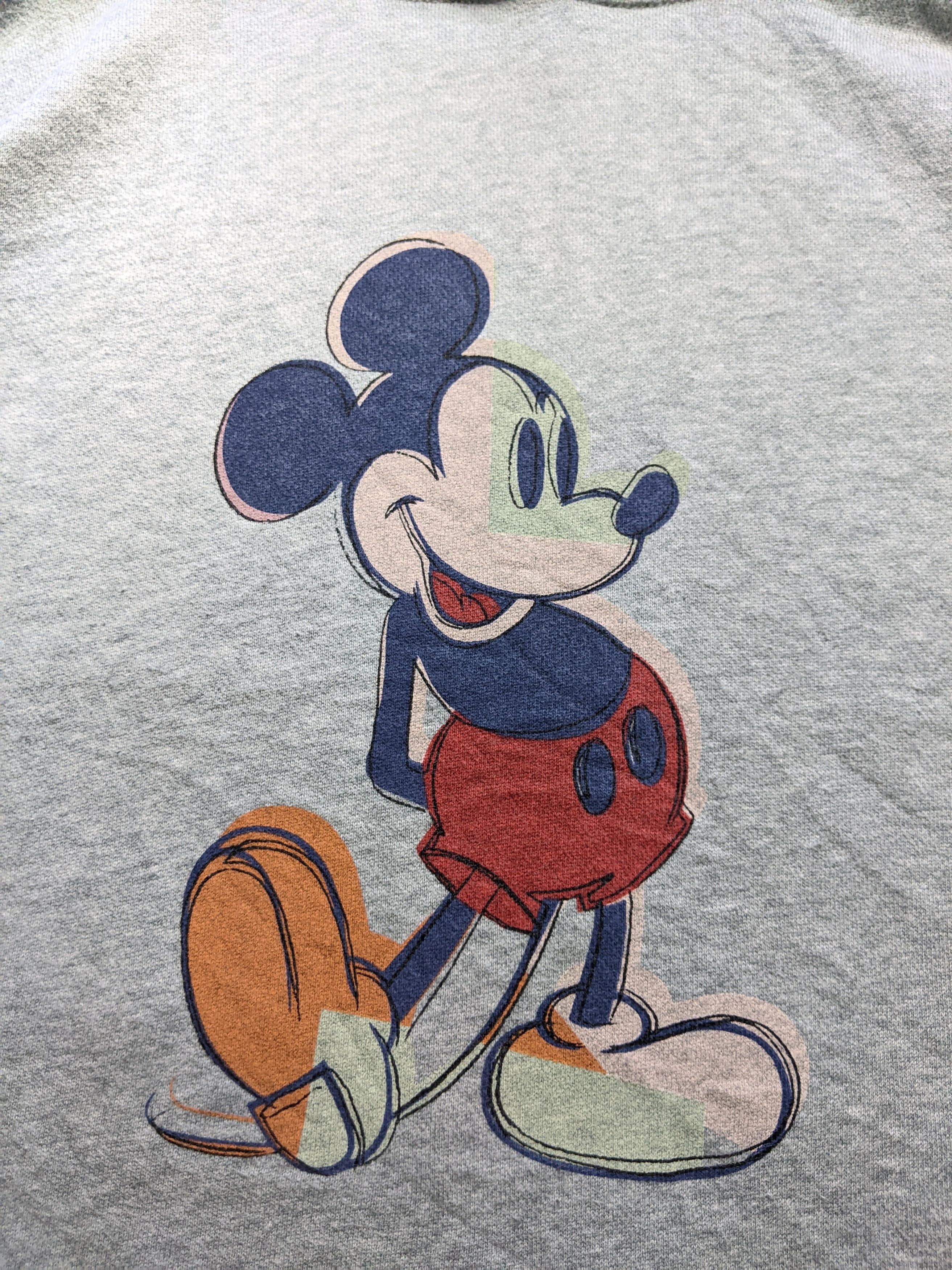 Andy Warhol × Japanese Brand Mickey Mouse X Andy Warhol Cool Design Big Image Hoodie Size L / US 10 / IT 46 - 3 Thumbnail