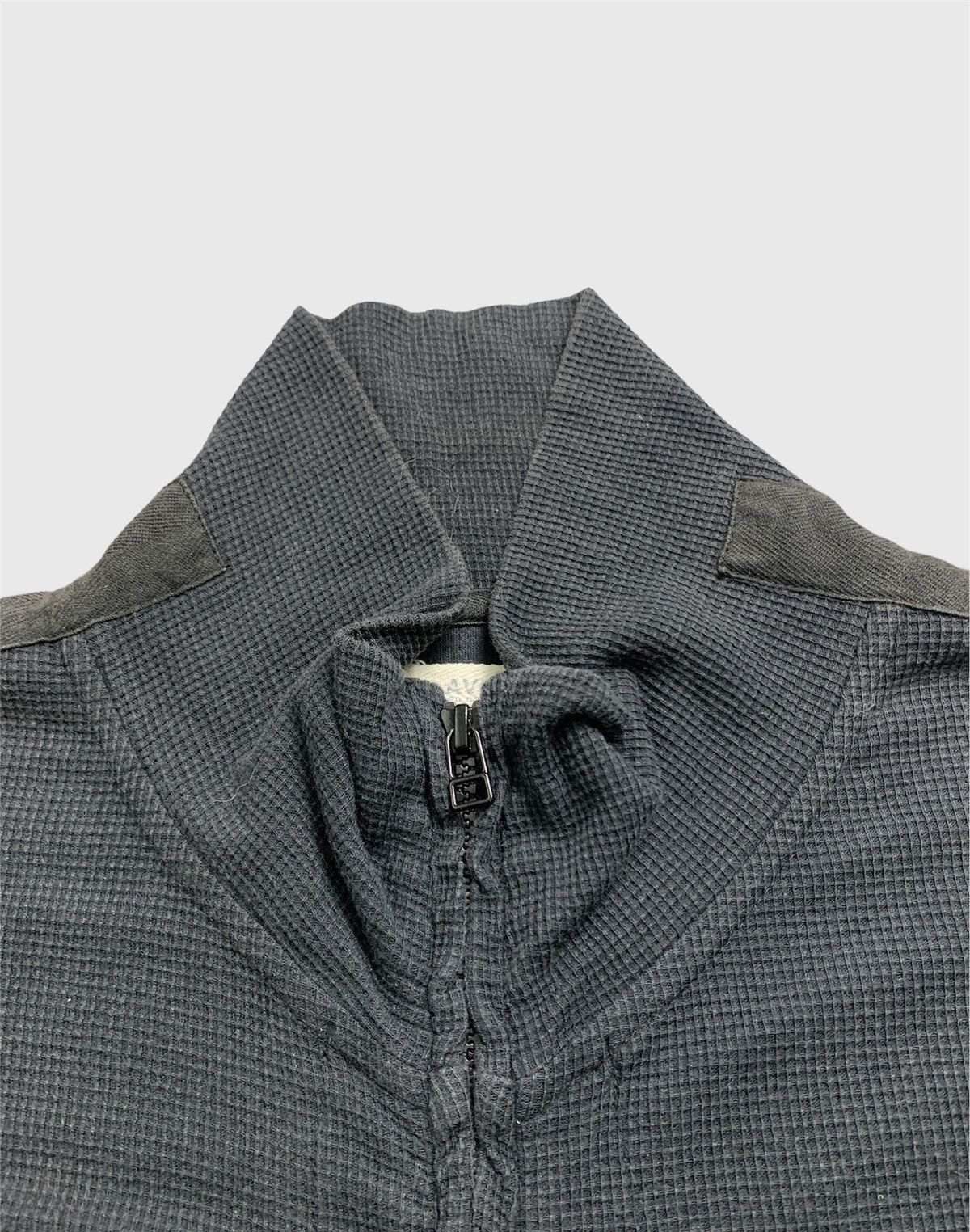 Avirex × Vintage Vintage Avirex A-T5 Long Sleeve Zipper Waffle Shirt Size US L / EU 52-54 / 3 - 5 Thumbnail