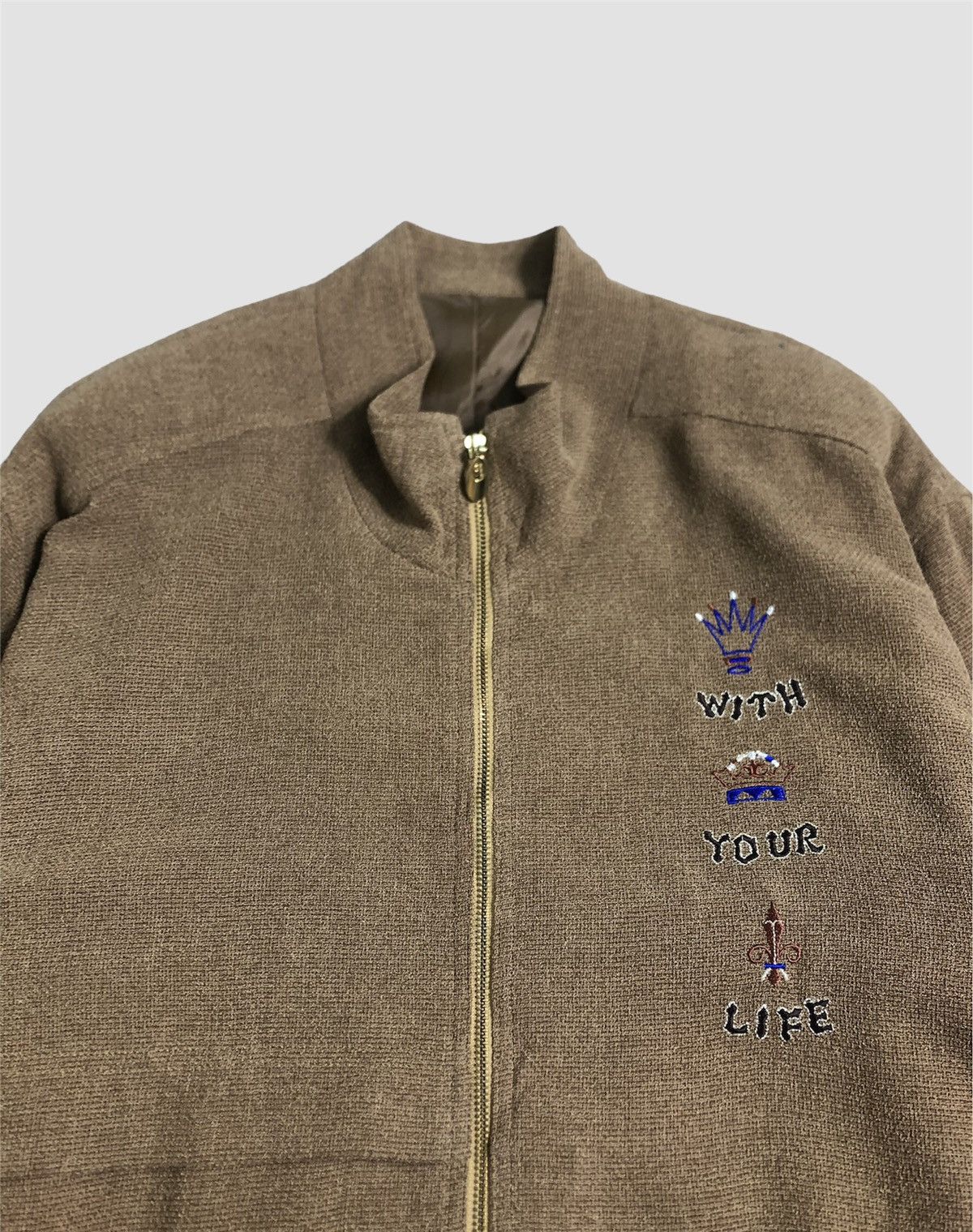 Japanese Brand × Vintage Vintage With Your Life Embroidery Design 80/90s Jacket Size US M / EU 48-50 / 2 - 4 Thumbnail
