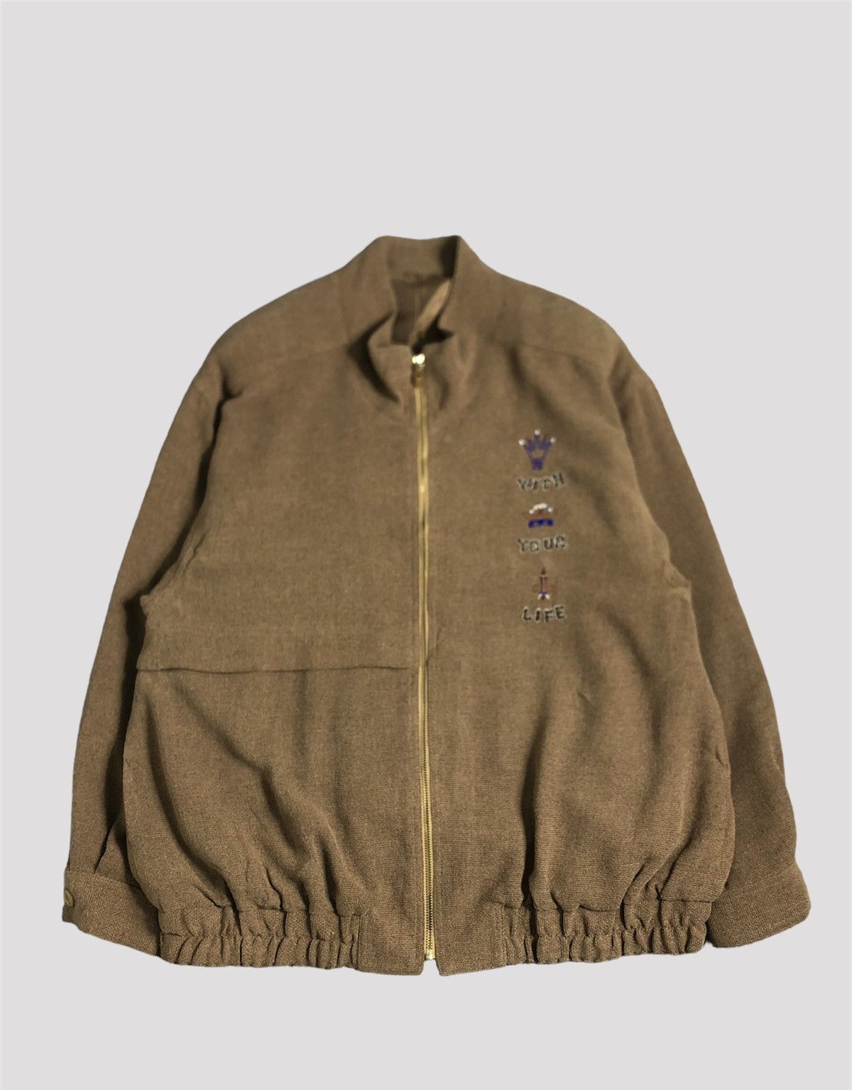 Japanese Brand × Vintage Vintage With Your Life Embroidery Design 80/90s Jacket Size US M / EU 48-50 / 2 - 1 Thumbnail