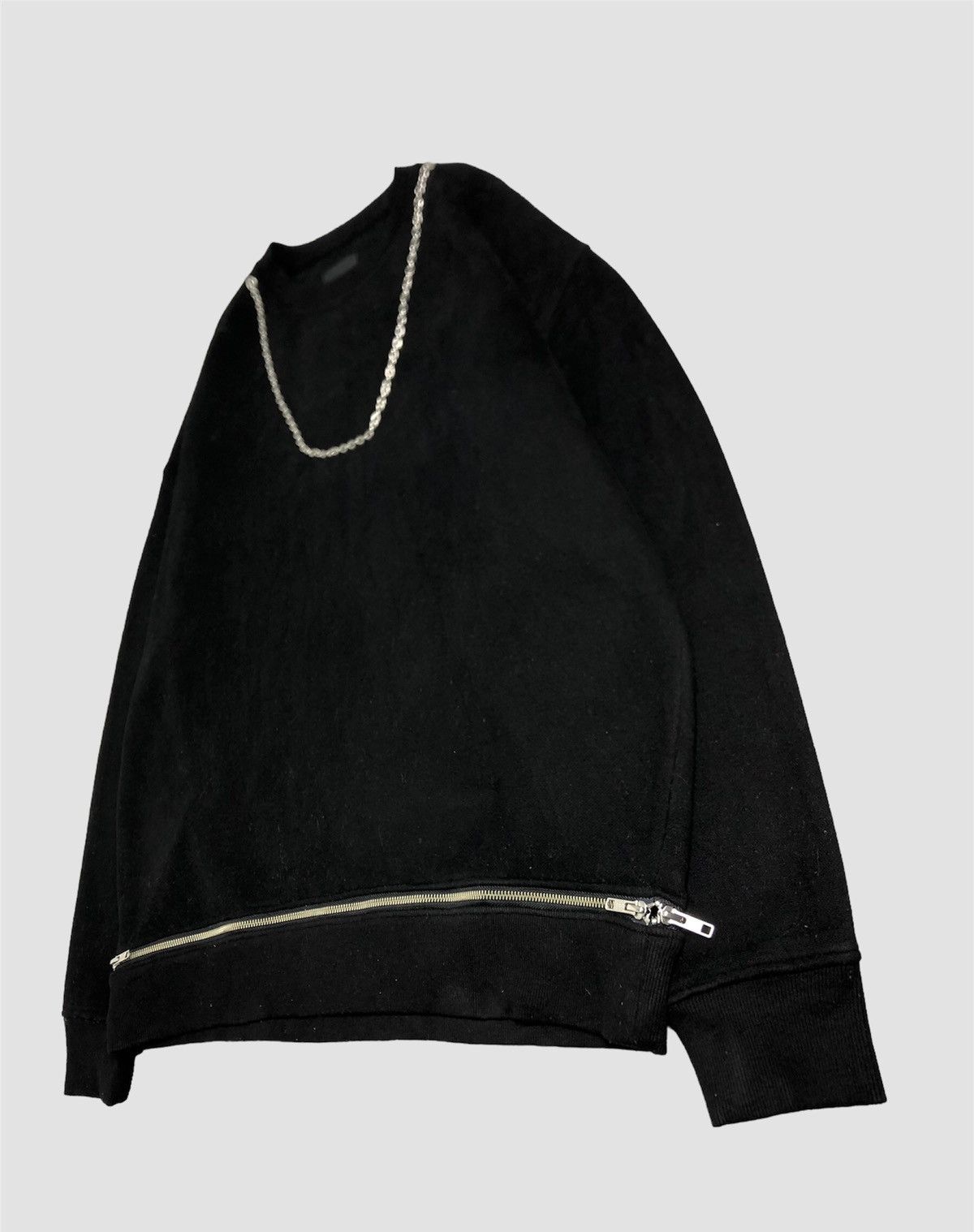 If Six Was Nine × Japanese Brand × KMRii Vintage Danke Schon Chain and Zipper Sweatshirt Size US L / EU 52-54 / 3 - 3 Thumbnail