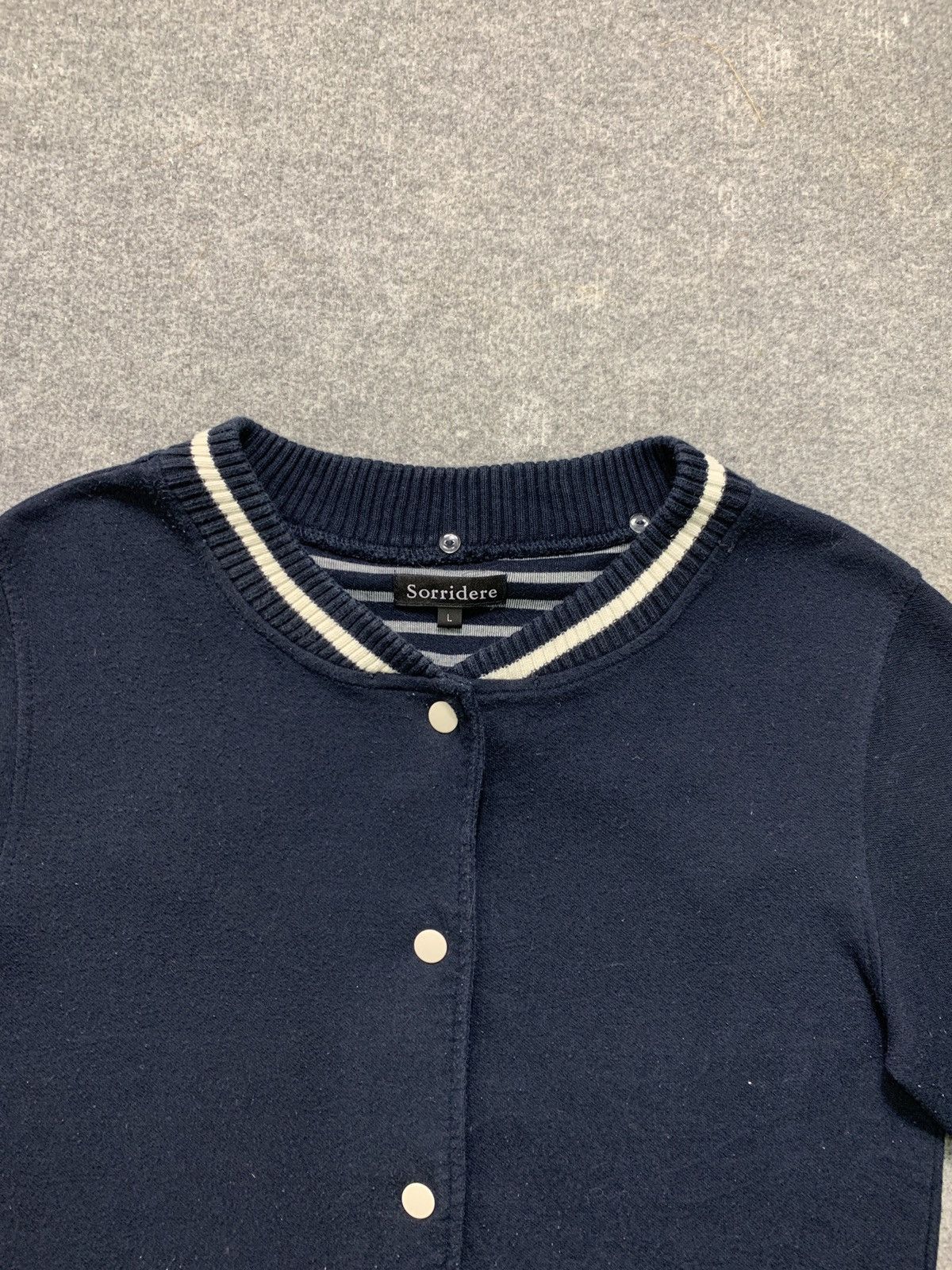 Japanese Brand Vintage Sorridere Patchwork Varsity Style Cardigan Size S / US 4 / IT 40 - 7 Thumbnail