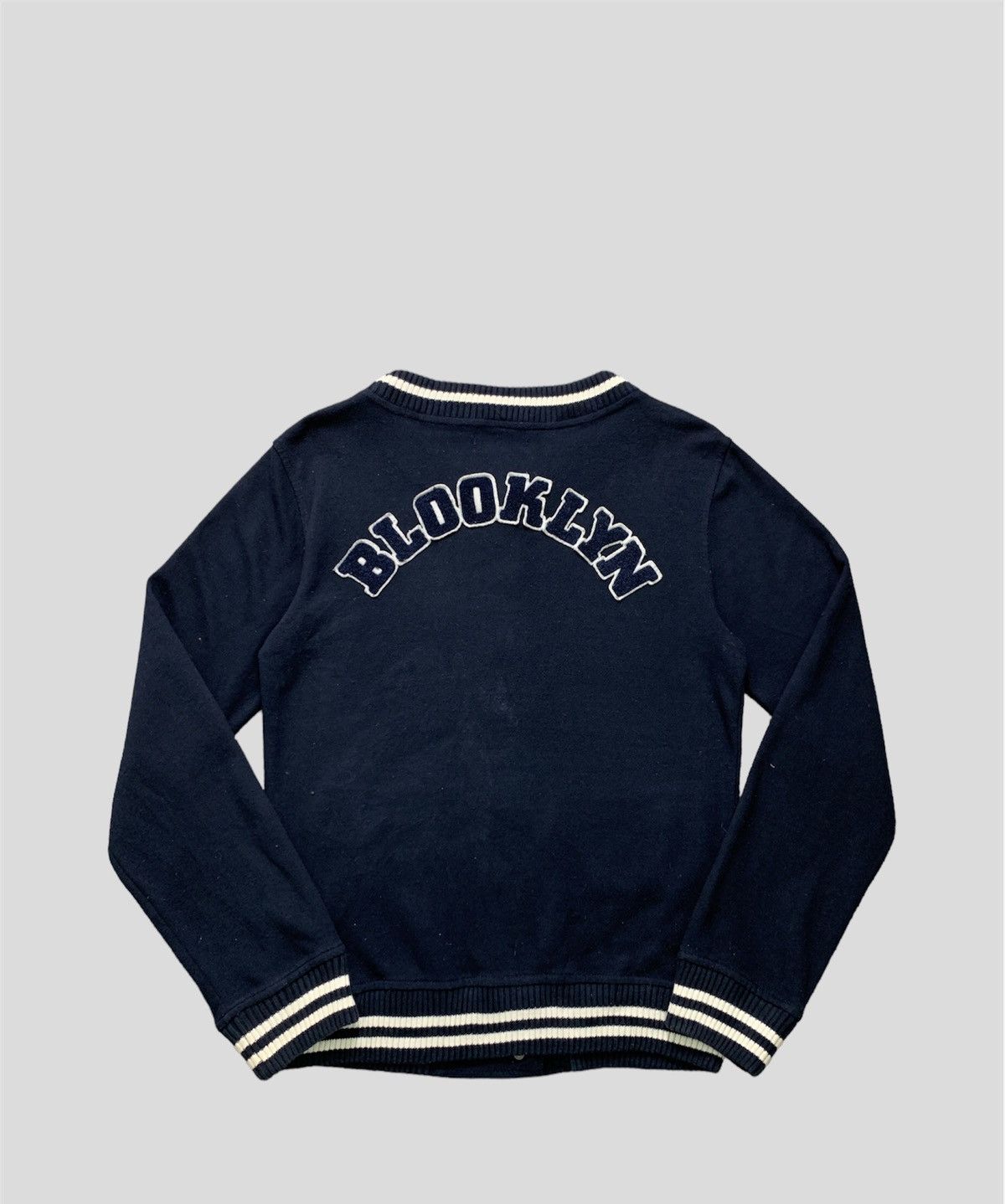 Japanese Brand Vintage Sorridere Patchwork Varsity Style Cardigan Size S / US 4 / IT 40 - 2 Thumbnail
