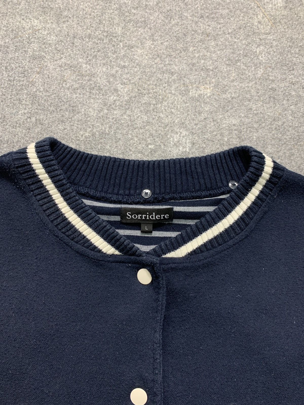 Japanese Brand Vintage Sorridere Patchwork Varsity Style Cardigan Size S / US 4 / IT 40 - 8 Thumbnail