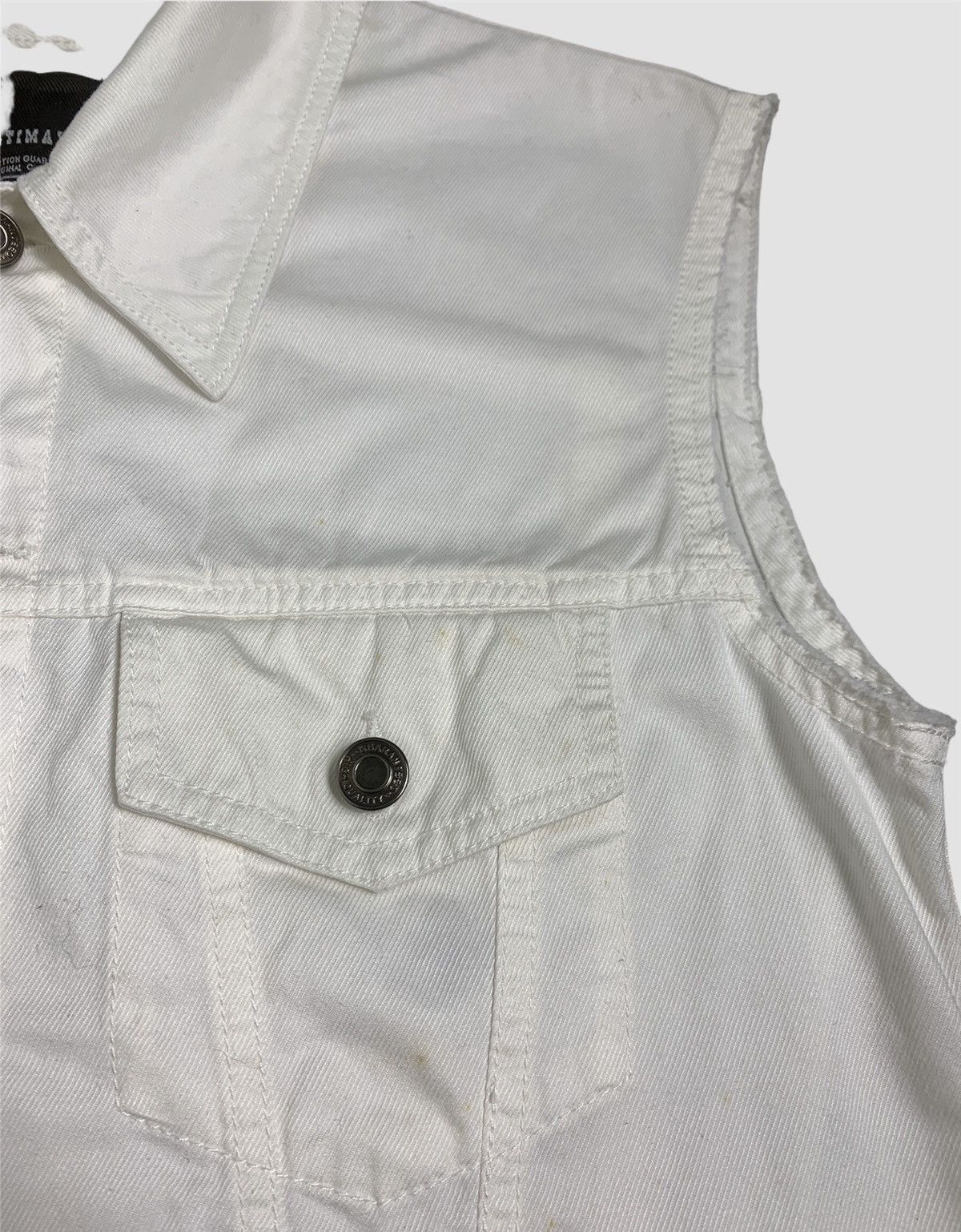If Six Was Nine × Japanese Brand × Le Grande Bleu (L.G.B.) Vintage Ultimax Sleeveless Denim Jacket Size US M / EU 48-50 / 2 - 5 Thumbnail