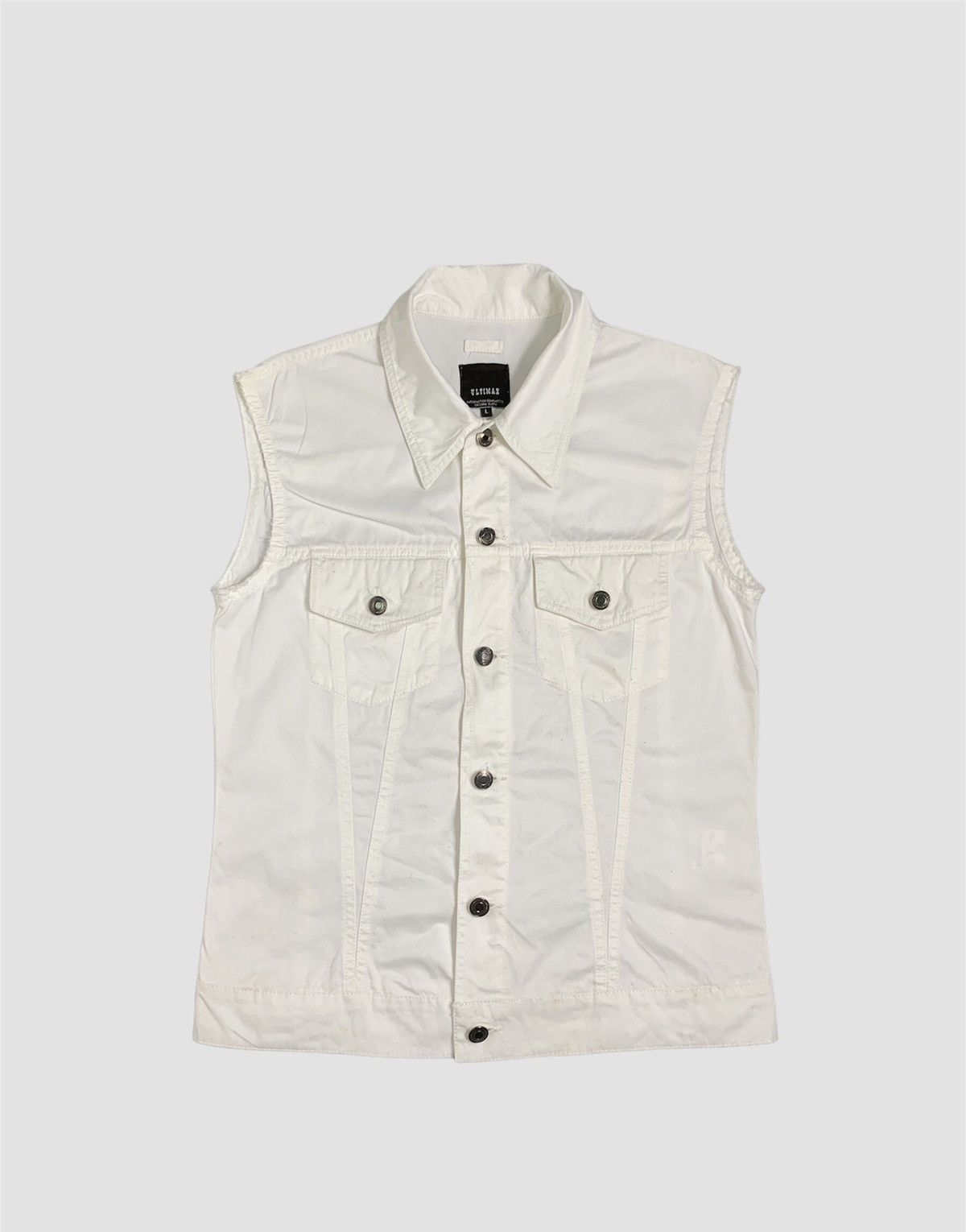 If Six Was Nine × Japanese Brand × Le Grande Bleu (L.G.B.) Vintage Ultimax Sleeveless Denim Jacket Size US M / EU 48-50 / 2 - 1 Thumbnail