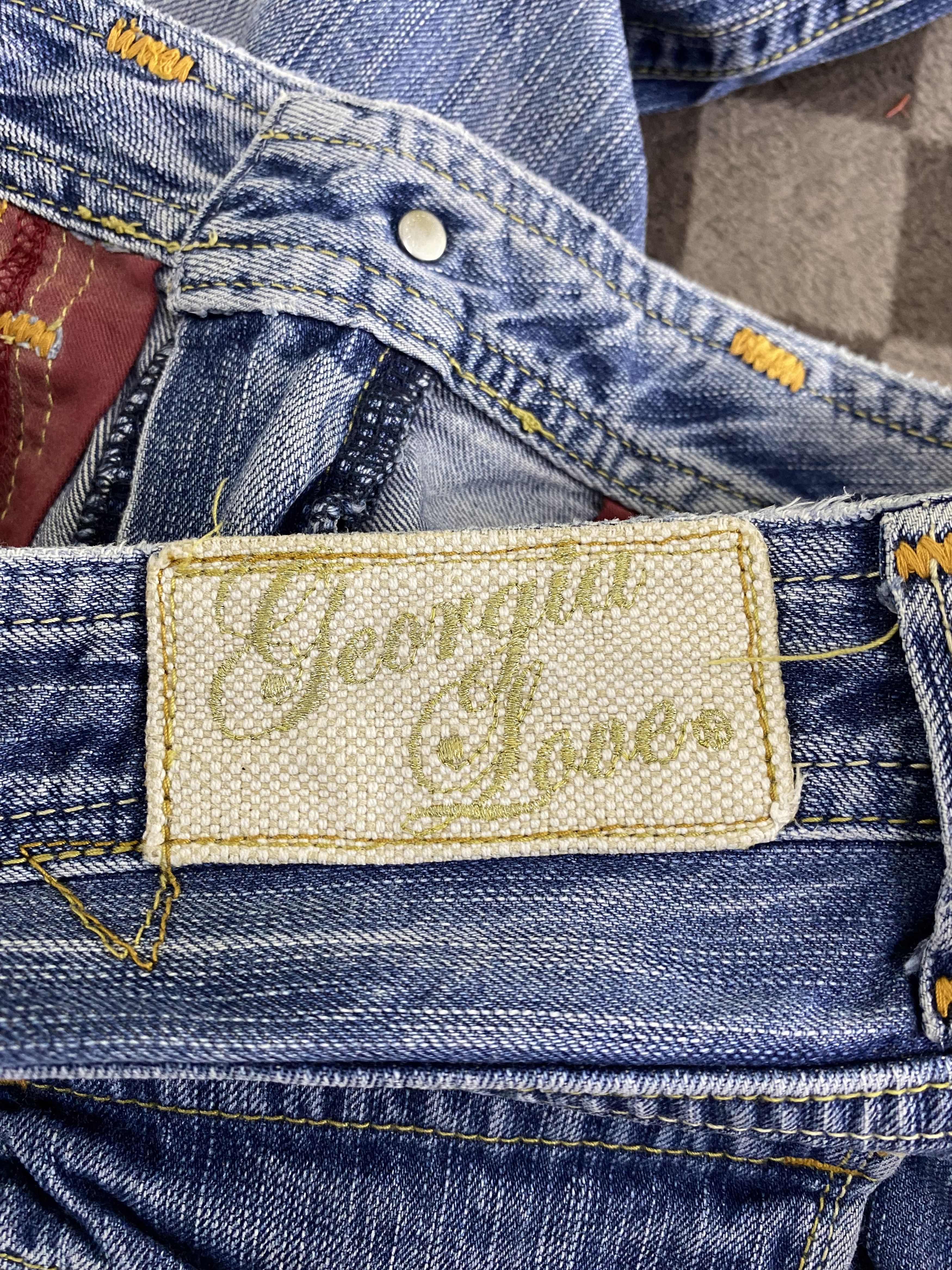 Japanese Brand × Vintage Vintage japanese Brand Georgia Love Boot Cut Denim Jean Size 32" / US 10 / IT 46 - 19 Thumbnail