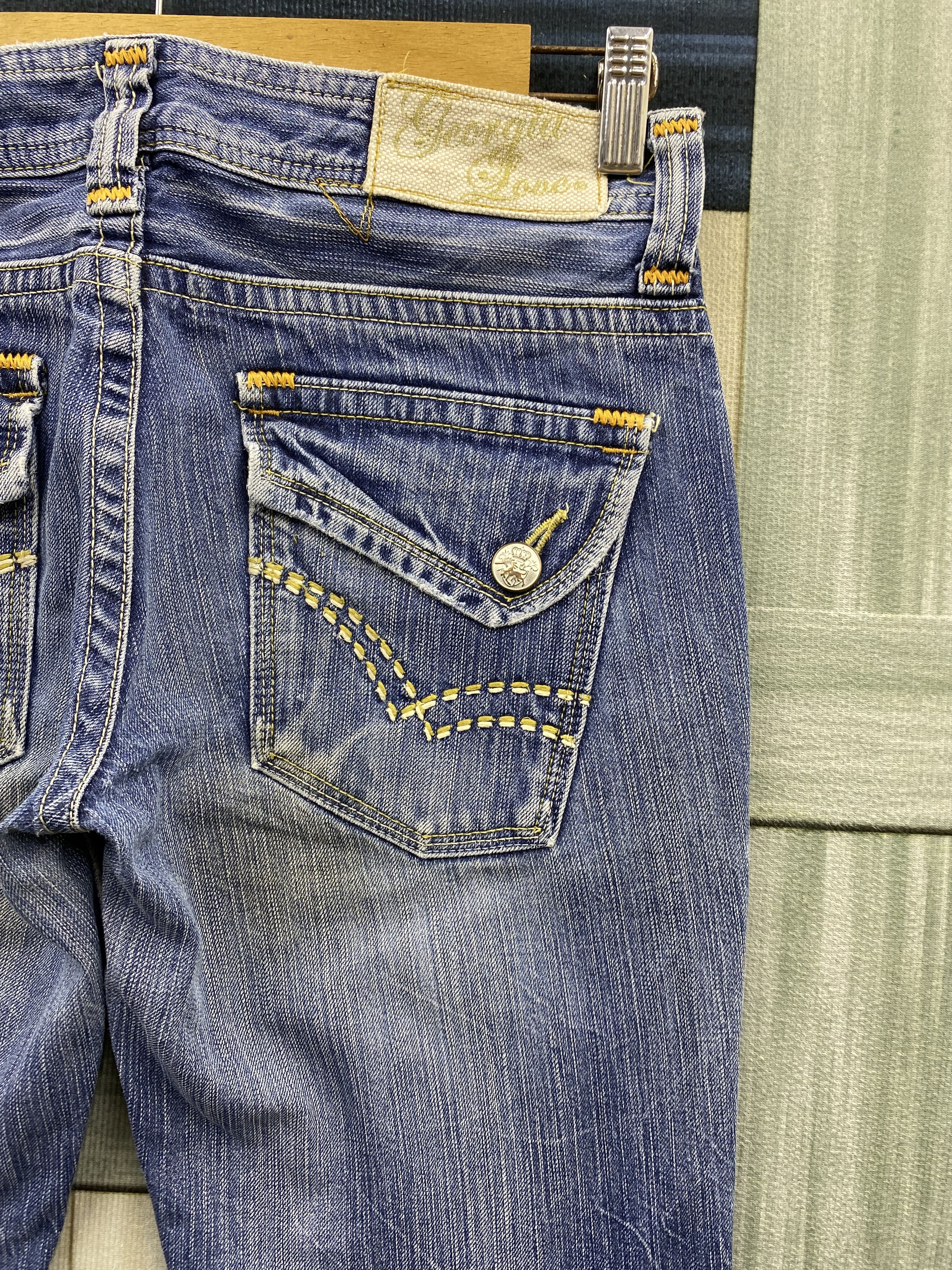 Japanese Brand × Vintage Vintage japanese Brand Georgia Love Boot Cut Denim Jean Size 32" / US 10 / IT 46 - 14 Thumbnail
