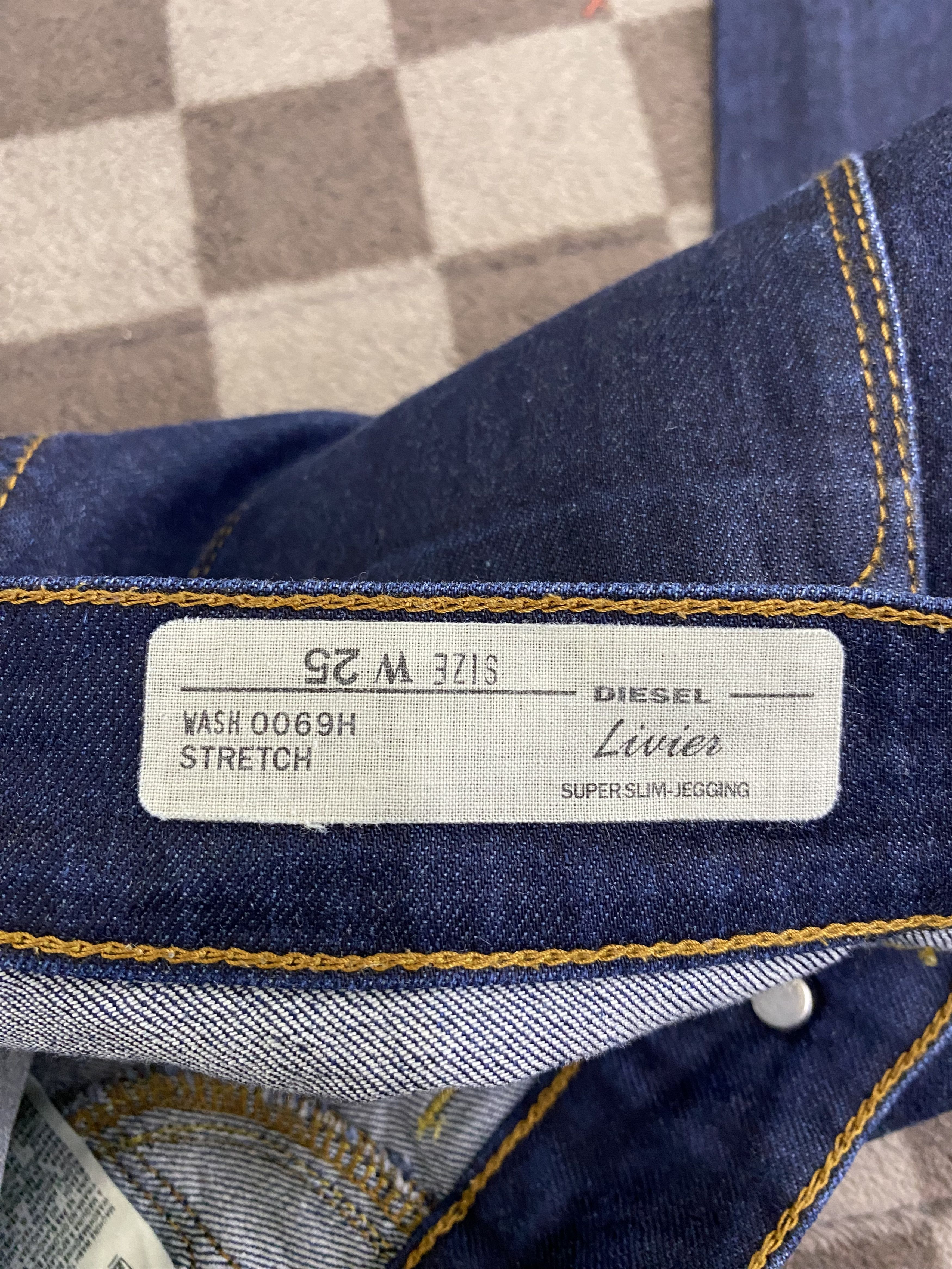 Diesel × Vintage Diesel Livier Stretch Super Slim-Jegging Jean Size 25" / US 0 / IT 36 - 11 Thumbnail