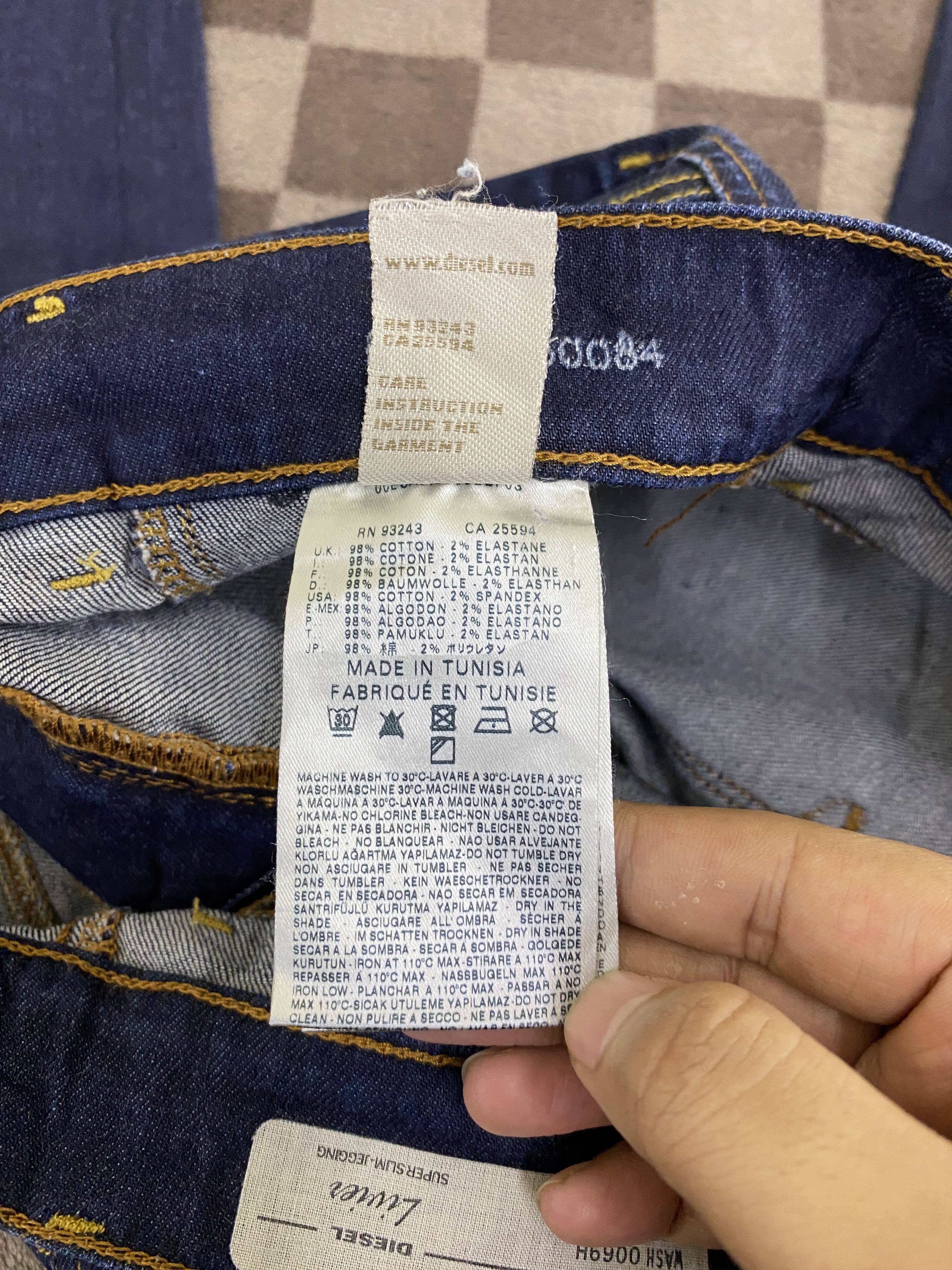 Diesel × Vintage Diesel Livier Stretch Super Slim-Jegging Jean Size 25" / US 0 / IT 36 - 13 Thumbnail