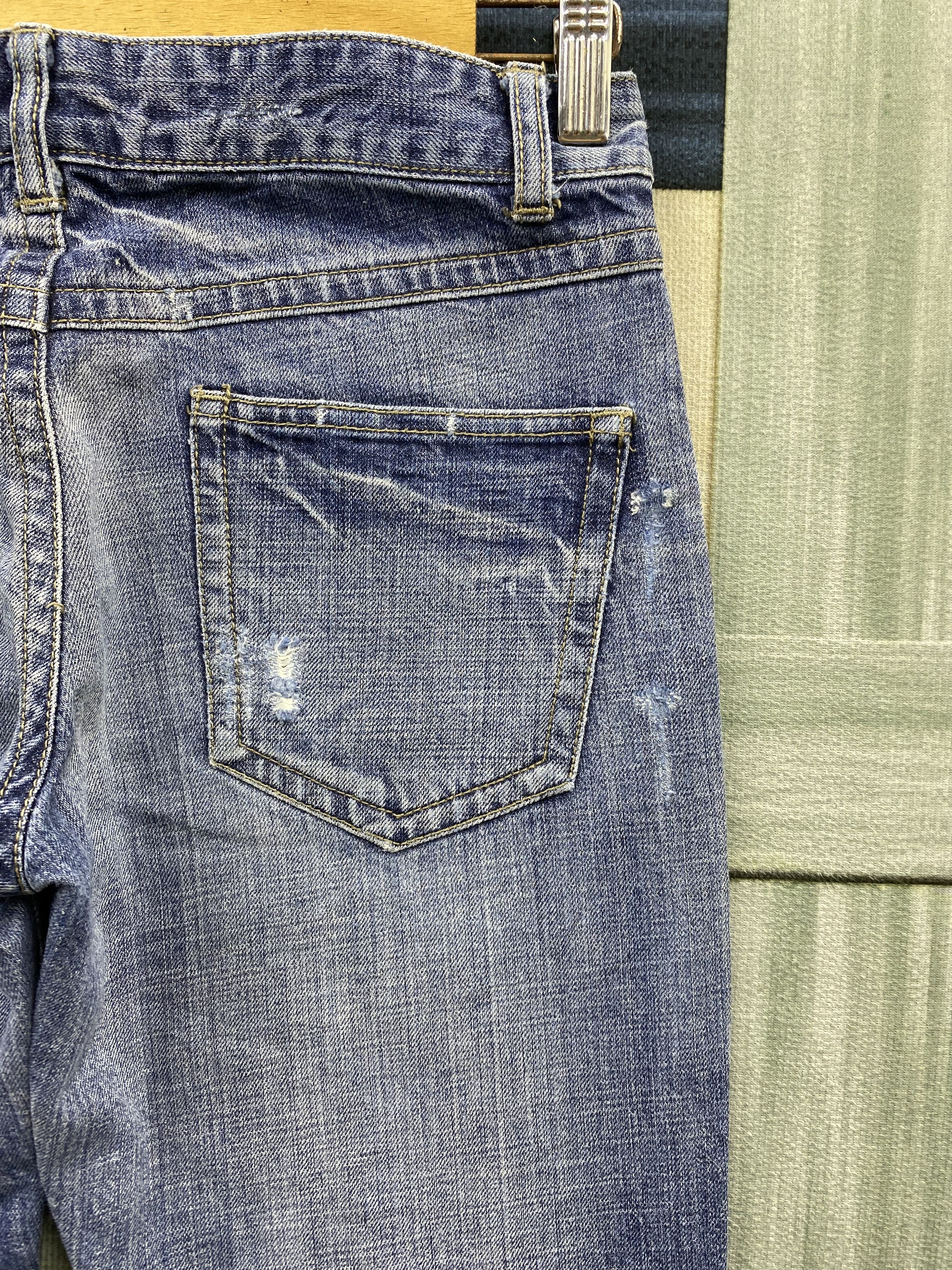 Guess Vintage Y2K Distress Guess Denim Jean Pant Size US 26 / EU 42 - 8 Thumbnail