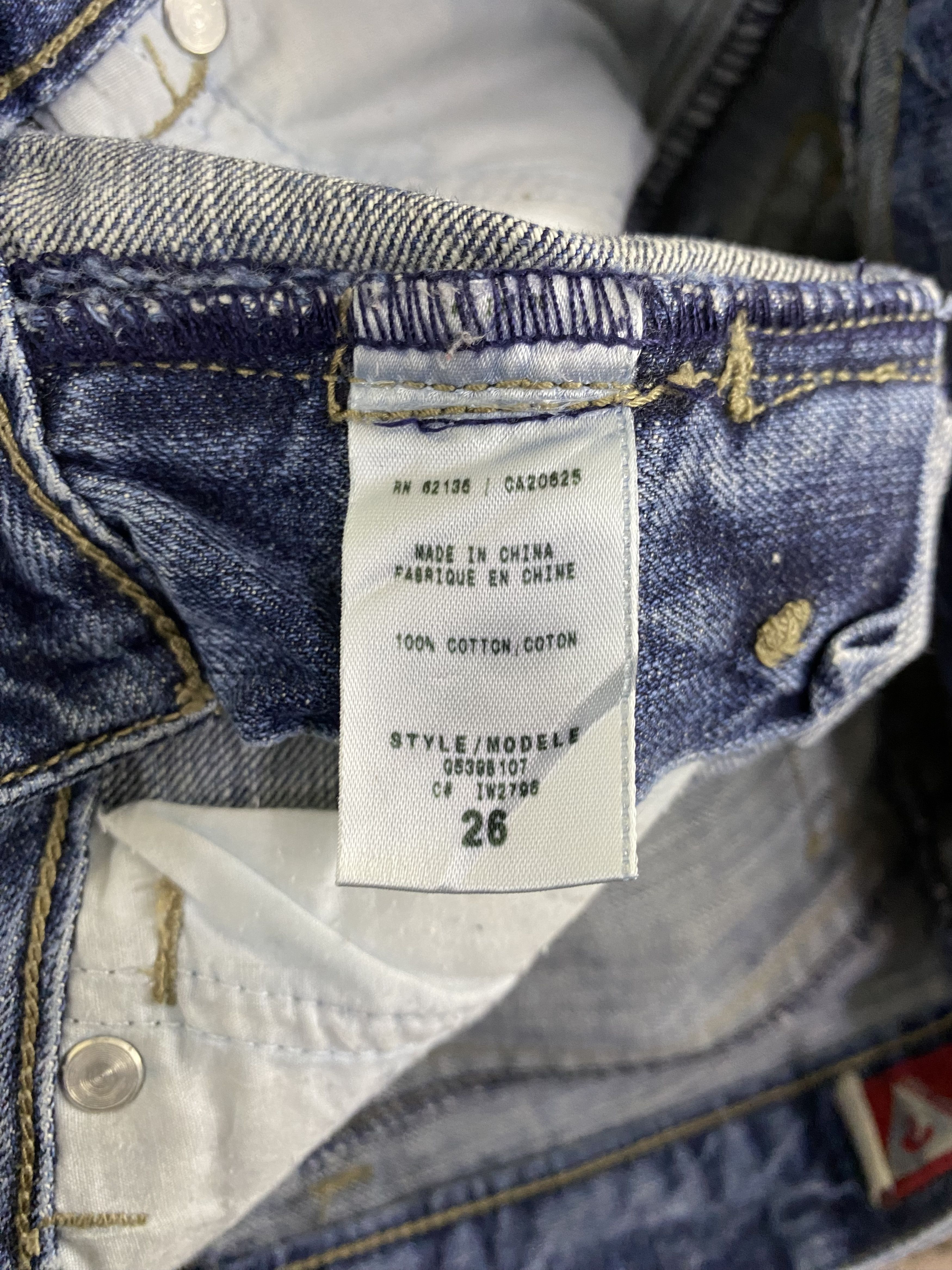 Guess Vintage Y2K Distress Guess Denim Jean Pant Size US 26 / EU 42 - 18 Thumbnail