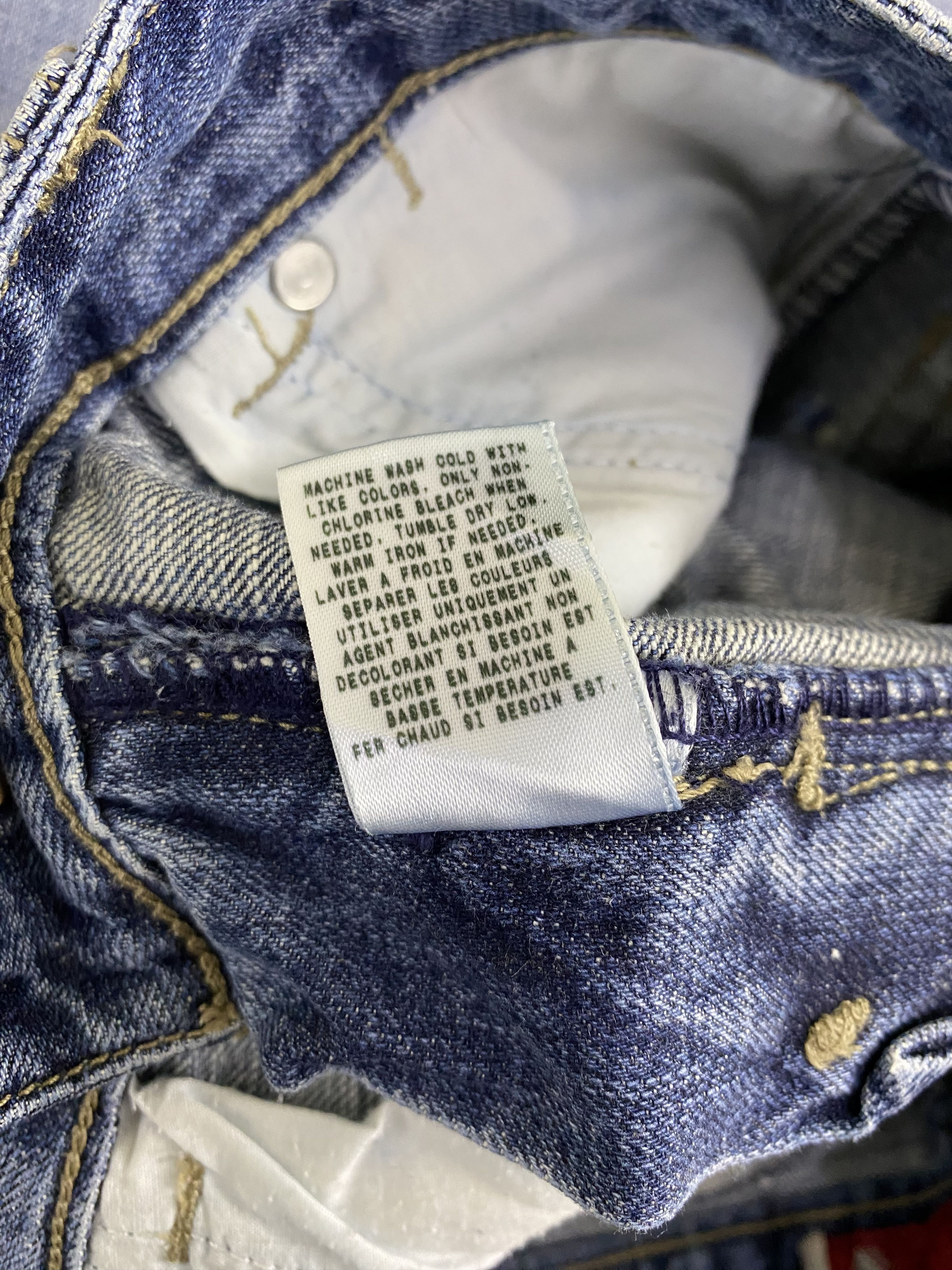 Guess Vintage Y2K Distress Guess Denim Jean Pant Size US 26 / EU 42 - 19 Thumbnail