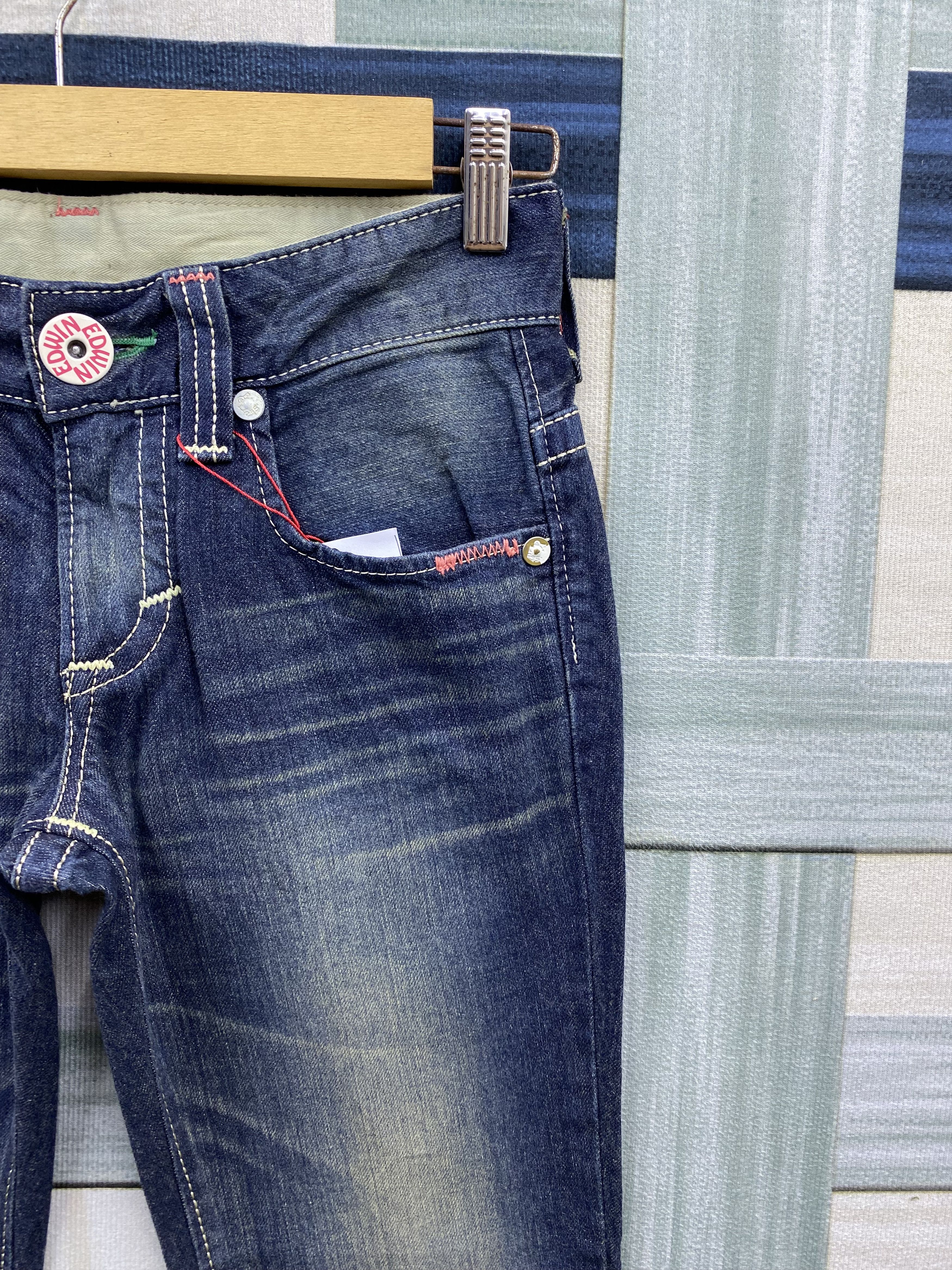 Edwin × Japanese Brand Japanese Brand Edwin Nice Design Denim Jean Size 29" - 4 Thumbnail