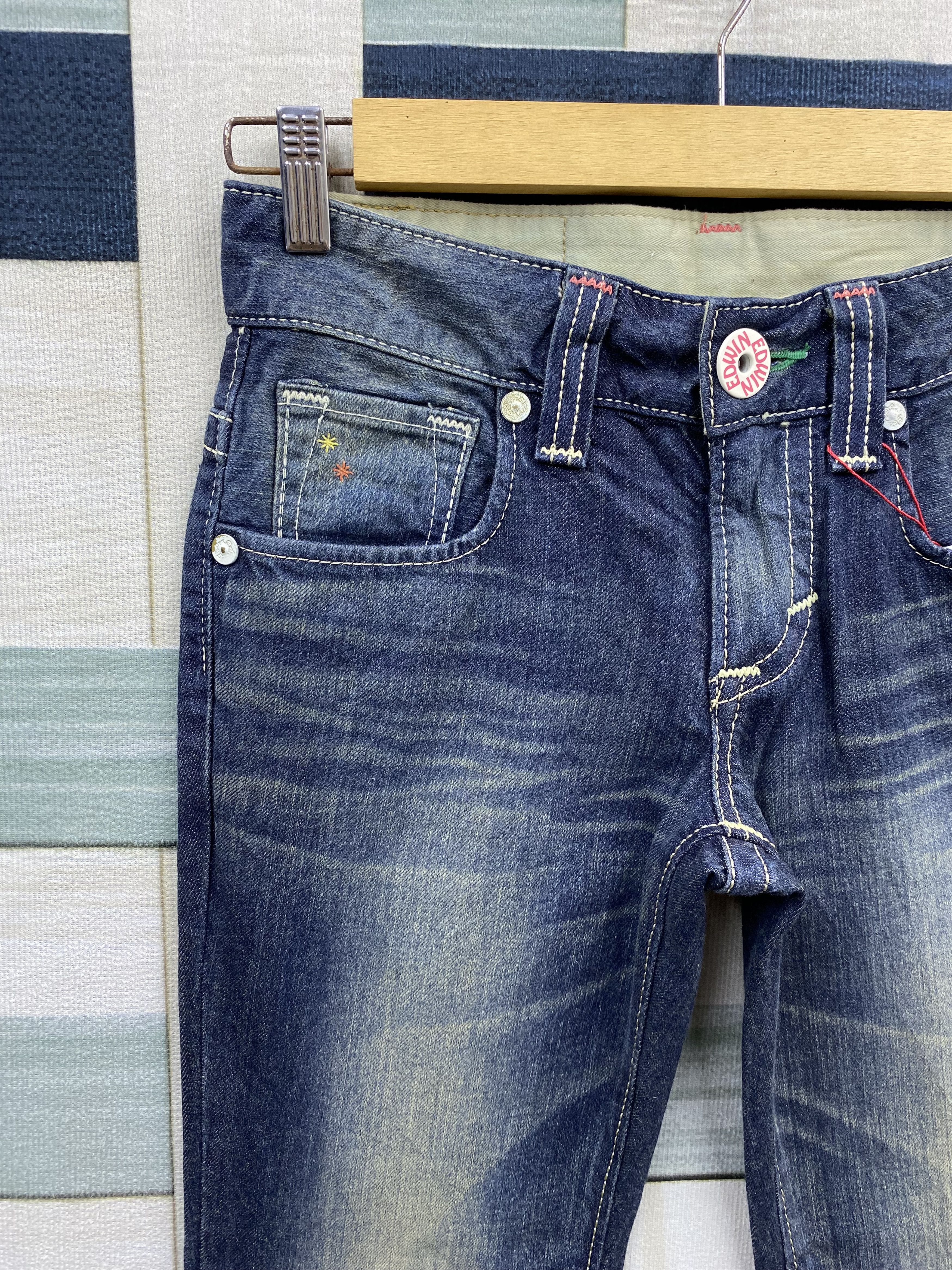 Edwin × Japanese Brand Japanese Brand Edwin Nice Design Denim Jean Size 29" - 3 Thumbnail
