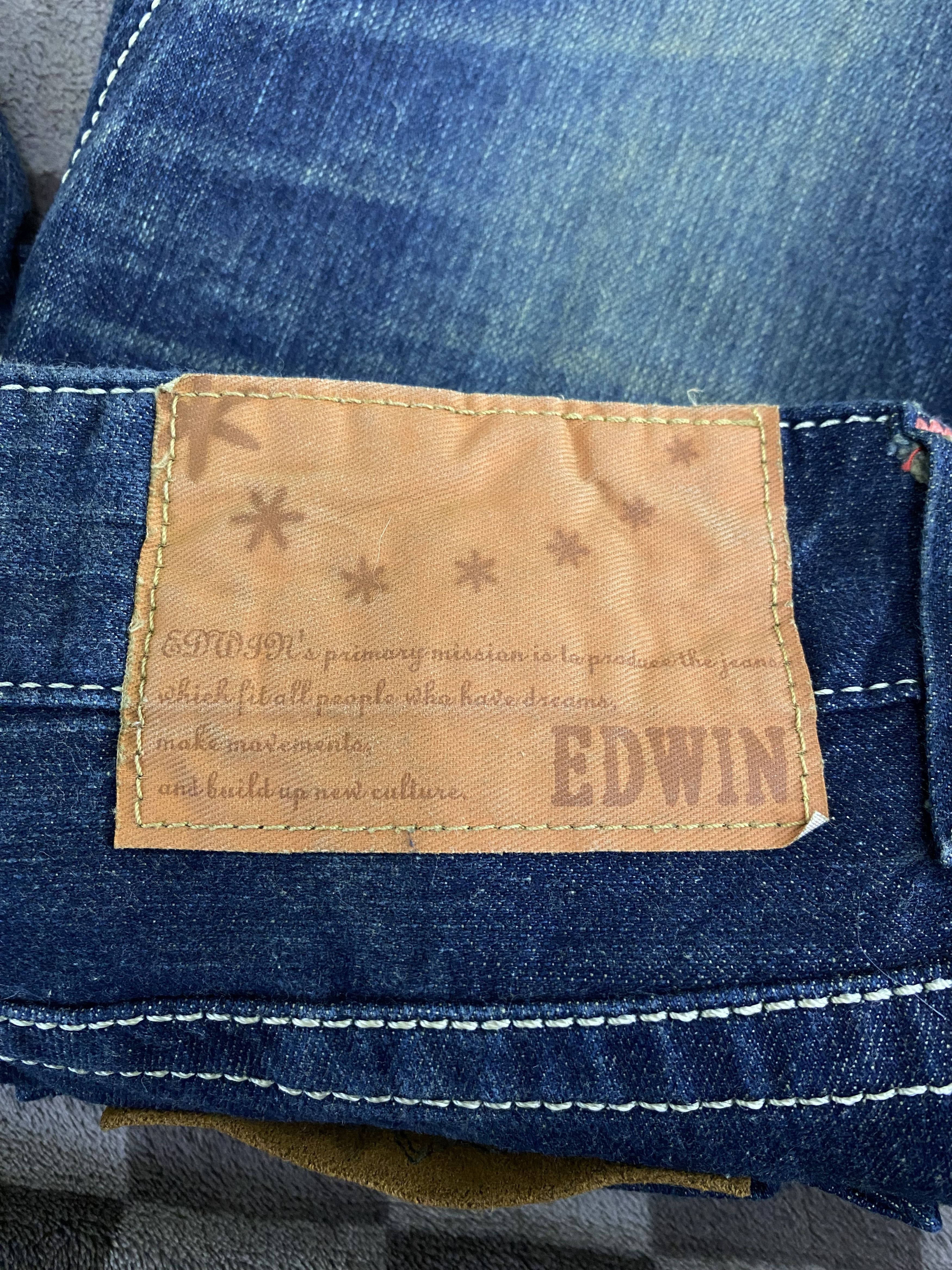 Edwin × Japanese Brand Japanese Brand Edwin Nice Design Denim Jean Size 29" - 12 Thumbnail