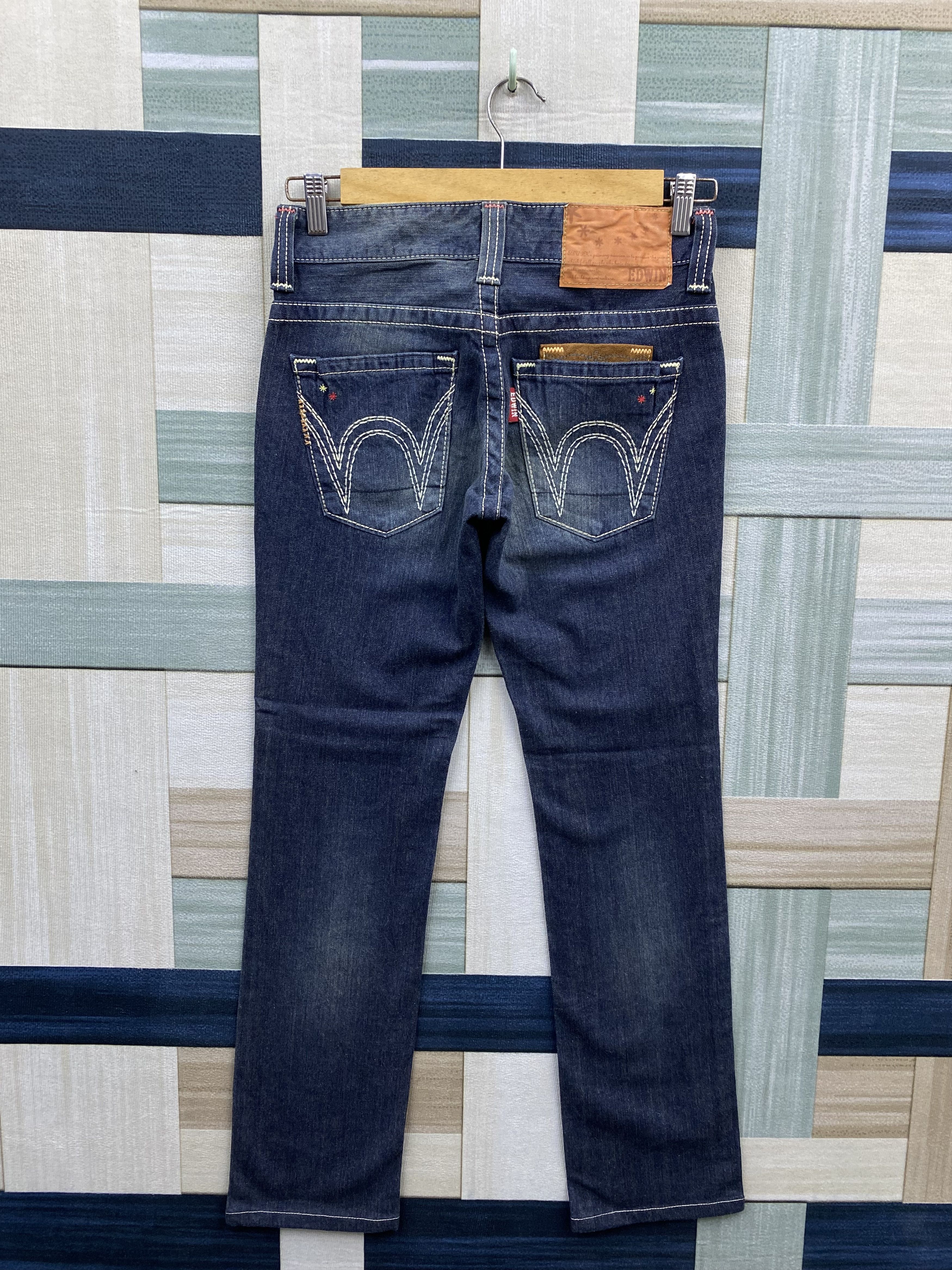 Edwin × Japanese Brand Japanese Brand Edwin Nice Design Denim Jean Size 29" - 8 Thumbnail