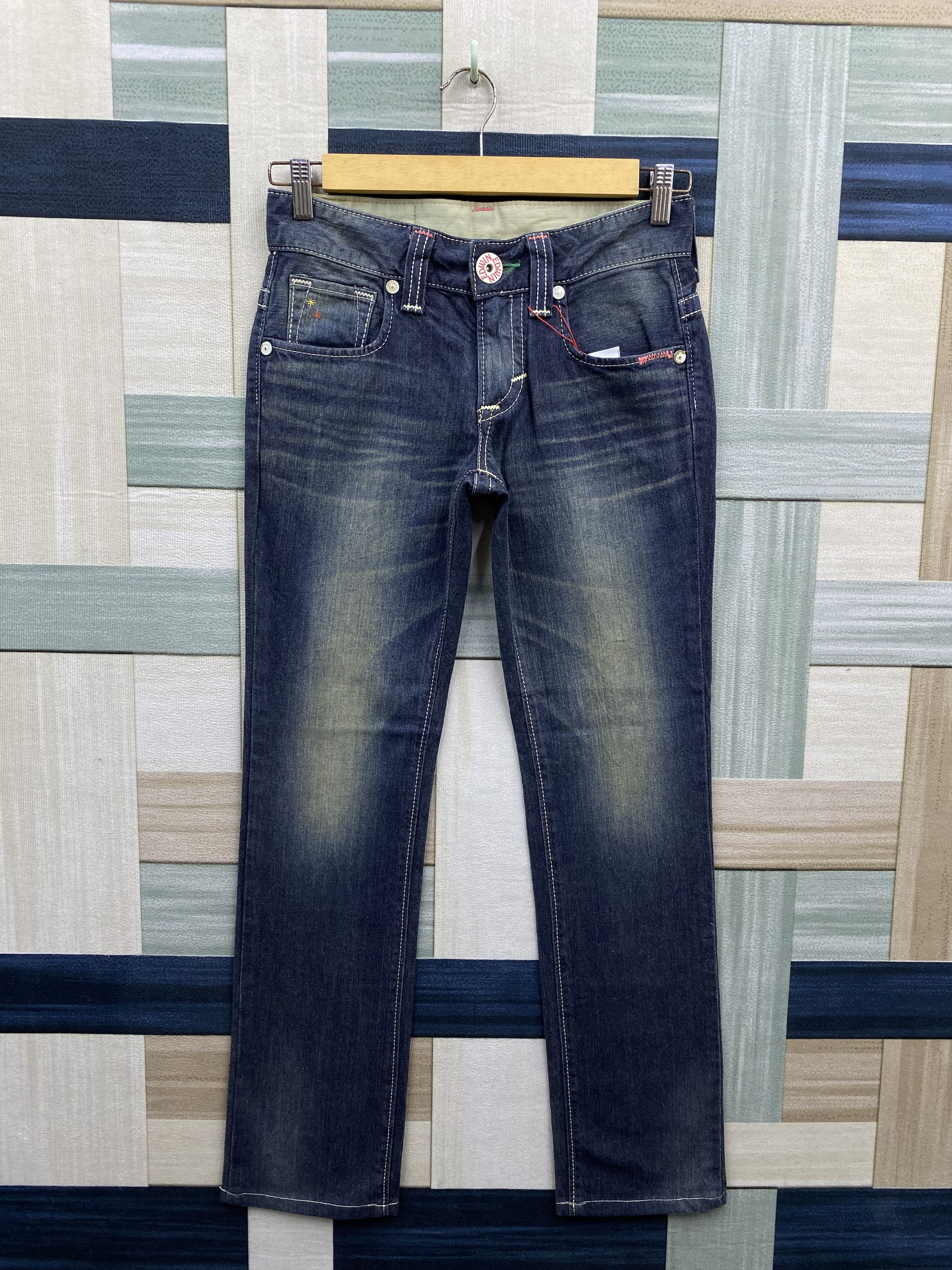 Edwin × Japanese Brand Japanese Brand Edwin Nice Design Denim Jean Size 29" - 1 Thumbnail