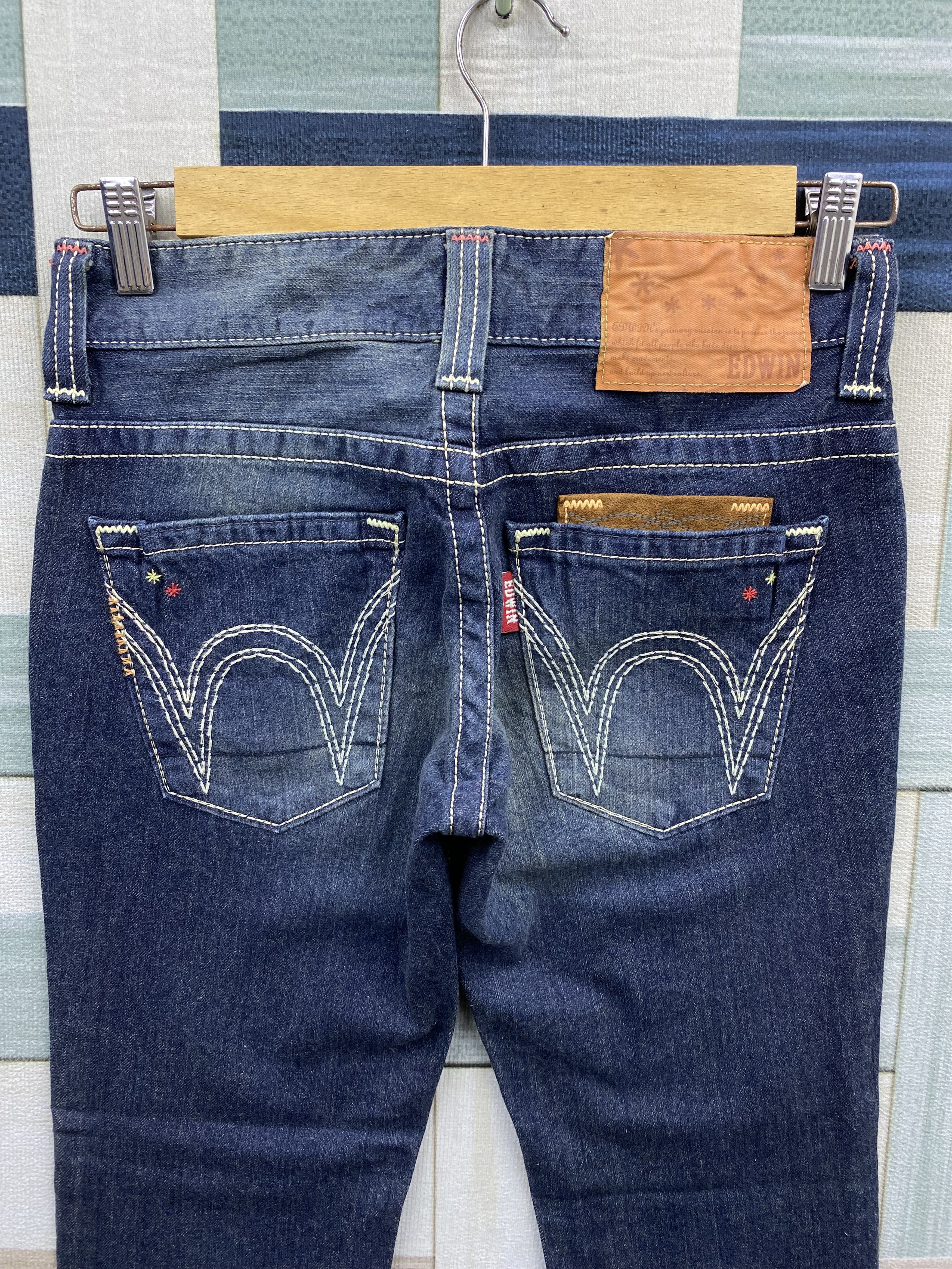 Edwin × Japanese Brand Japanese Brand Edwin Nice Design Denim Jean Size 29" - 9 Thumbnail
