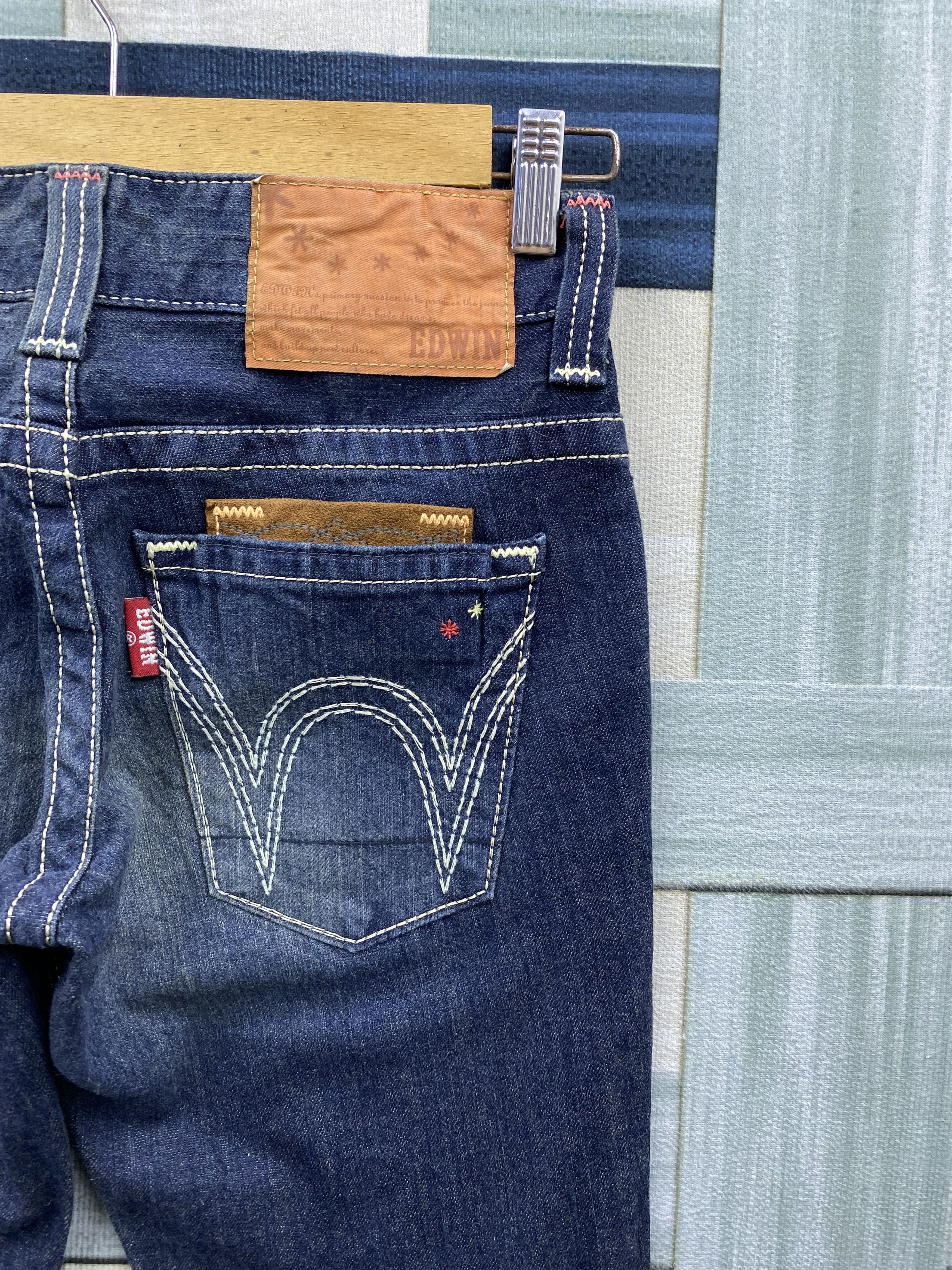 Edwin × Japanese Brand Japanese Brand Edwin Nice Design Denim Jean Size 29" - 11 Thumbnail
