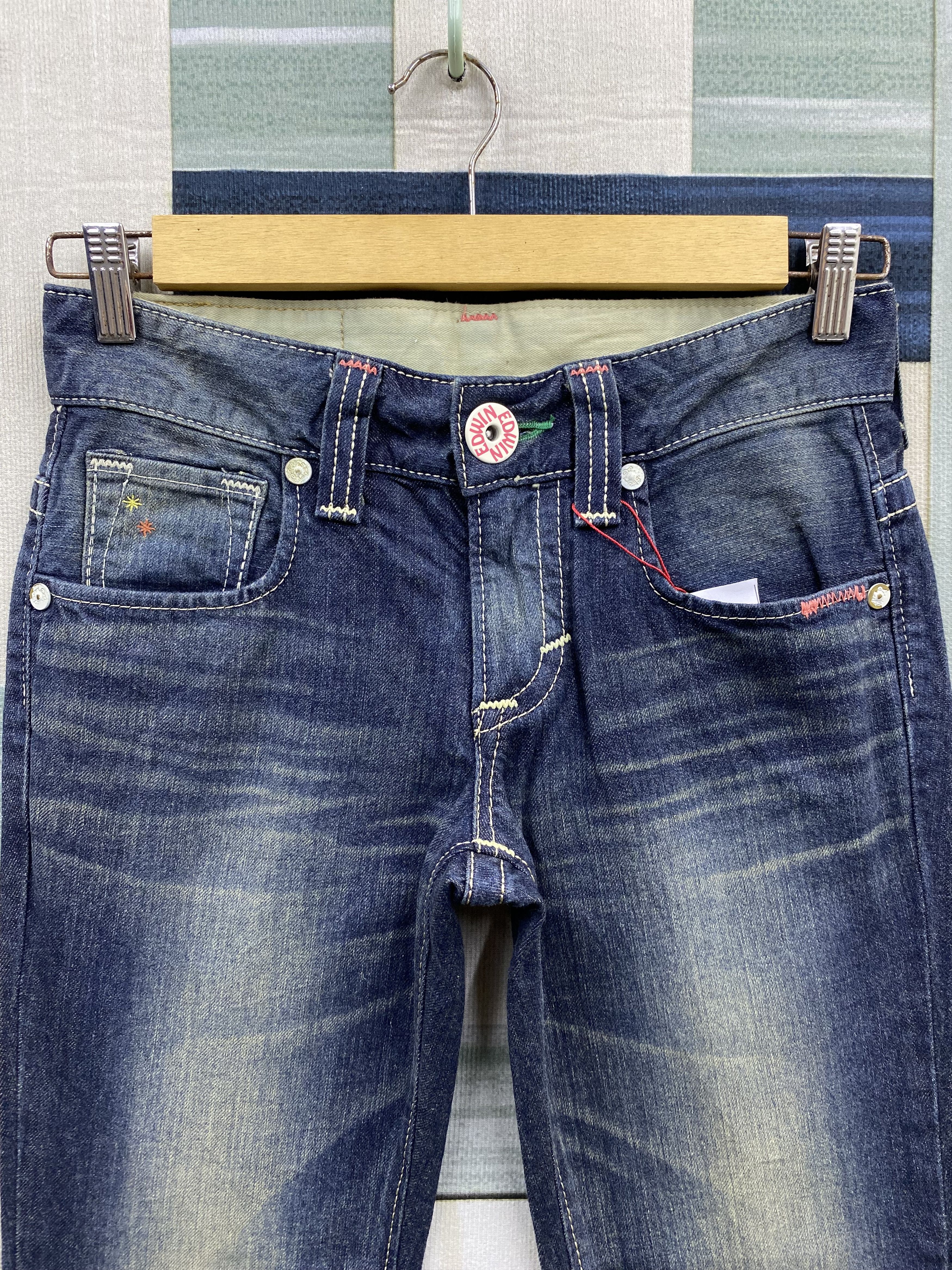 Edwin × Japanese Brand Japanese Brand Edwin Nice Design Denim Jean Size 29" - 2 Thumbnail