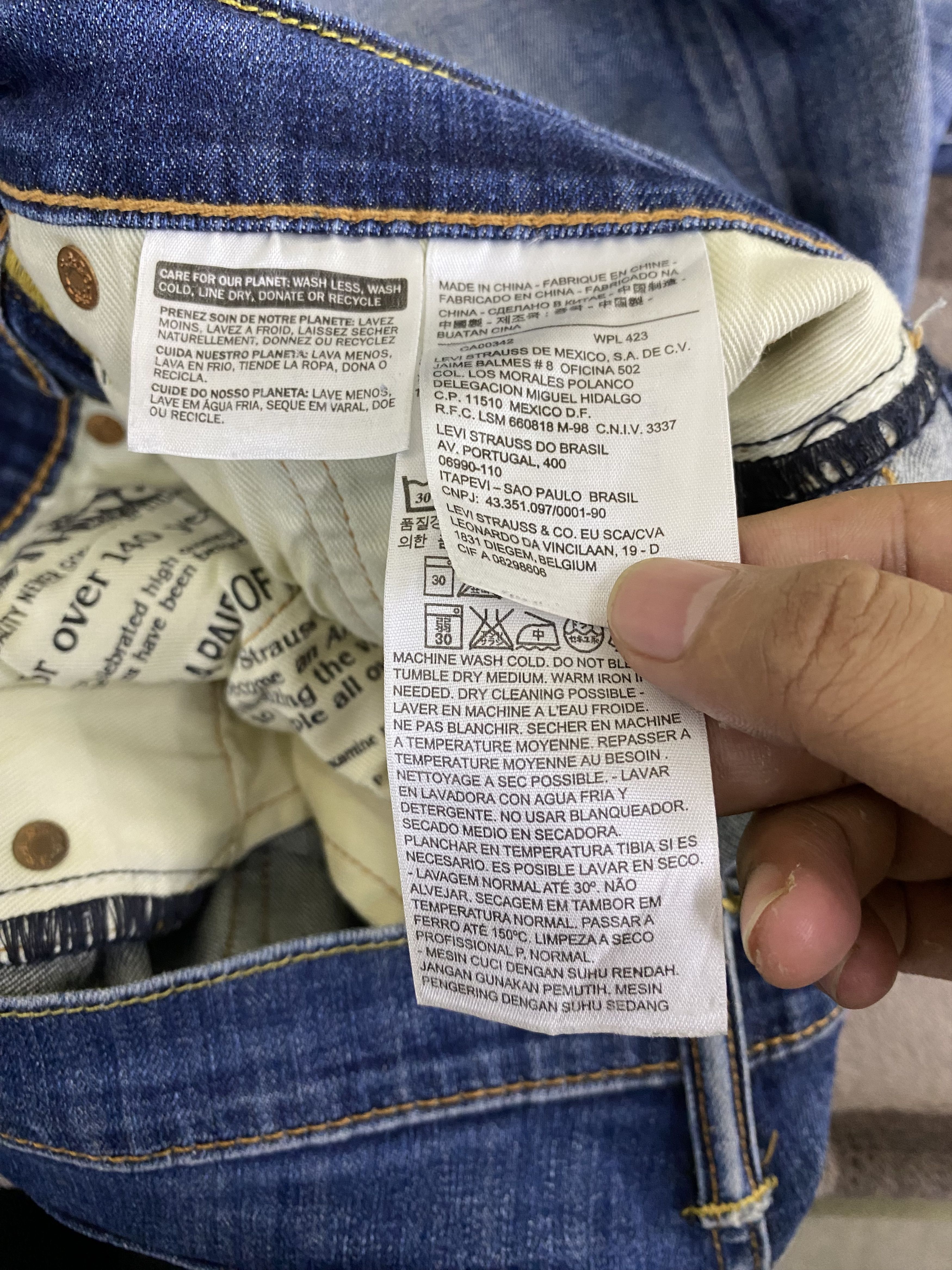 Levi's Vintage Y2K Distress Levi's 511 Denim Jean Pant Size US 31 - 15 Thumbnail