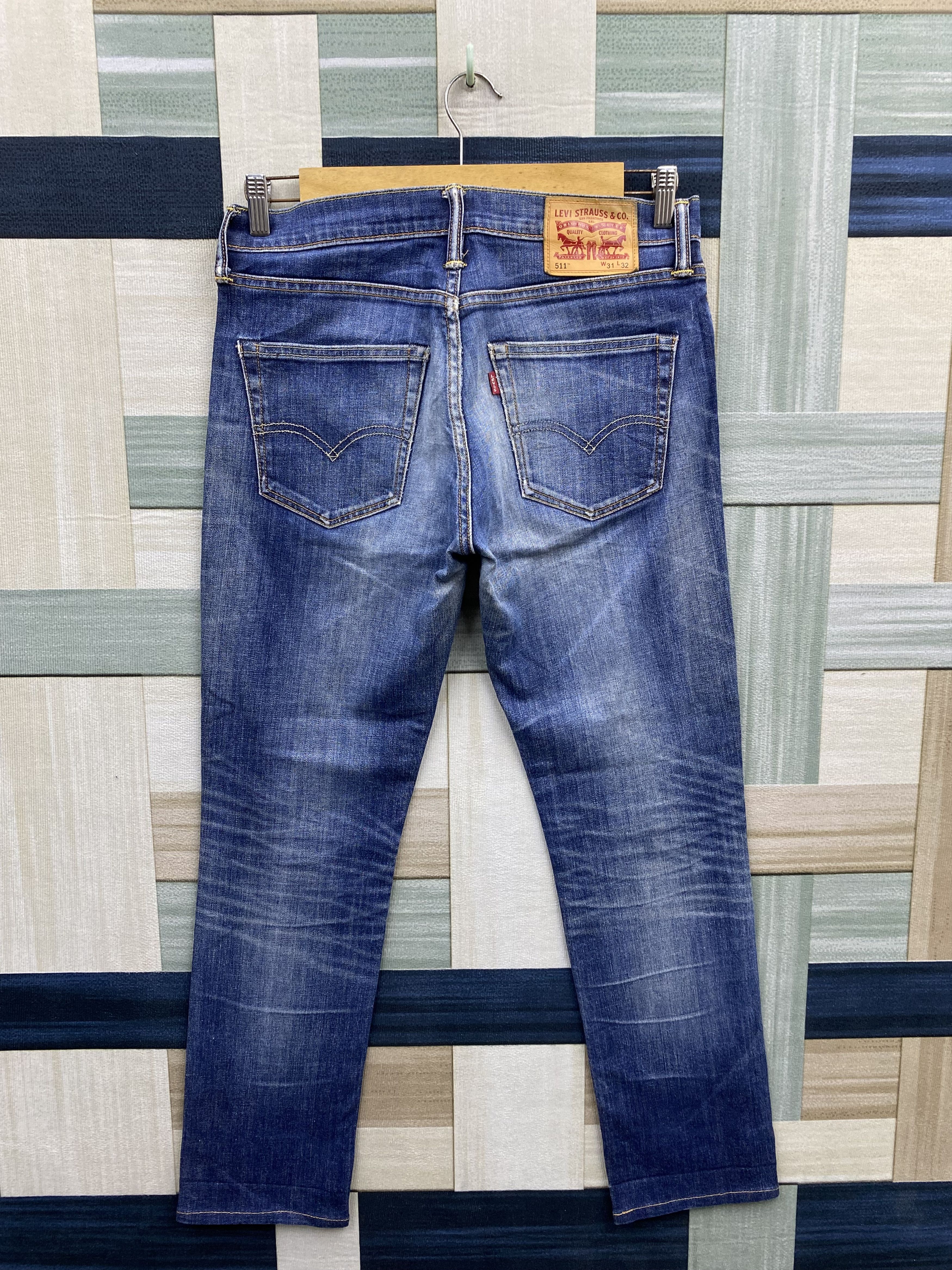 Levi's Vintage Y2K Distress Levi's 511 Denim Jean Pant Size US 31 - 2 Thumbnail