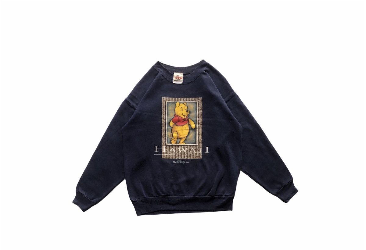 Disney × Vintage Vintage 90’s Pooh Hawaii Disney Crewneck Sweatshirt Size US S / EU 44-46 / 1 - 1 Thumbnail