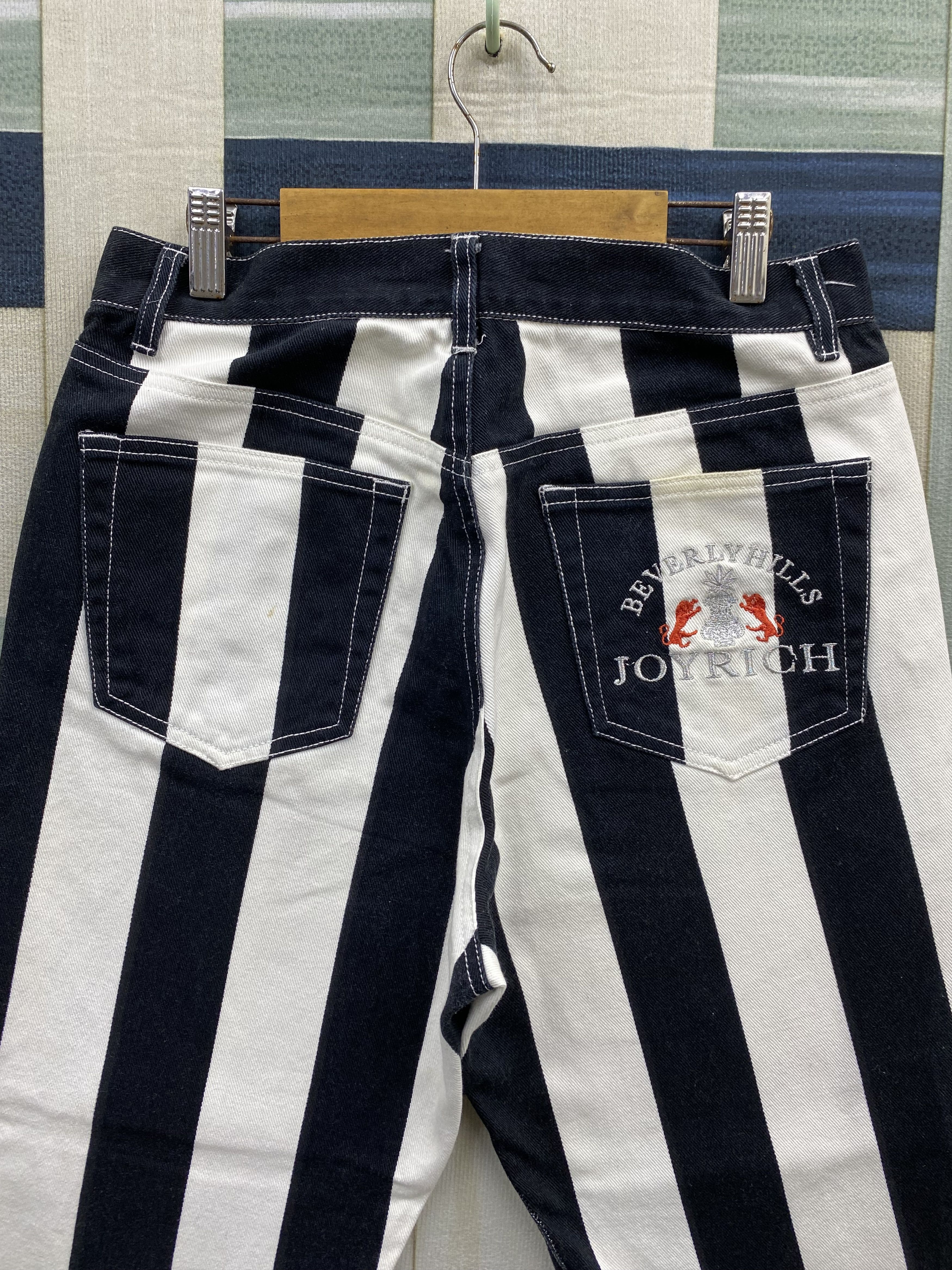 Joyrich Japanese Brand Joyrich Beverly Hills Stripe Denim Jean Size US 28 / EU 44 - 4 Thumbnail