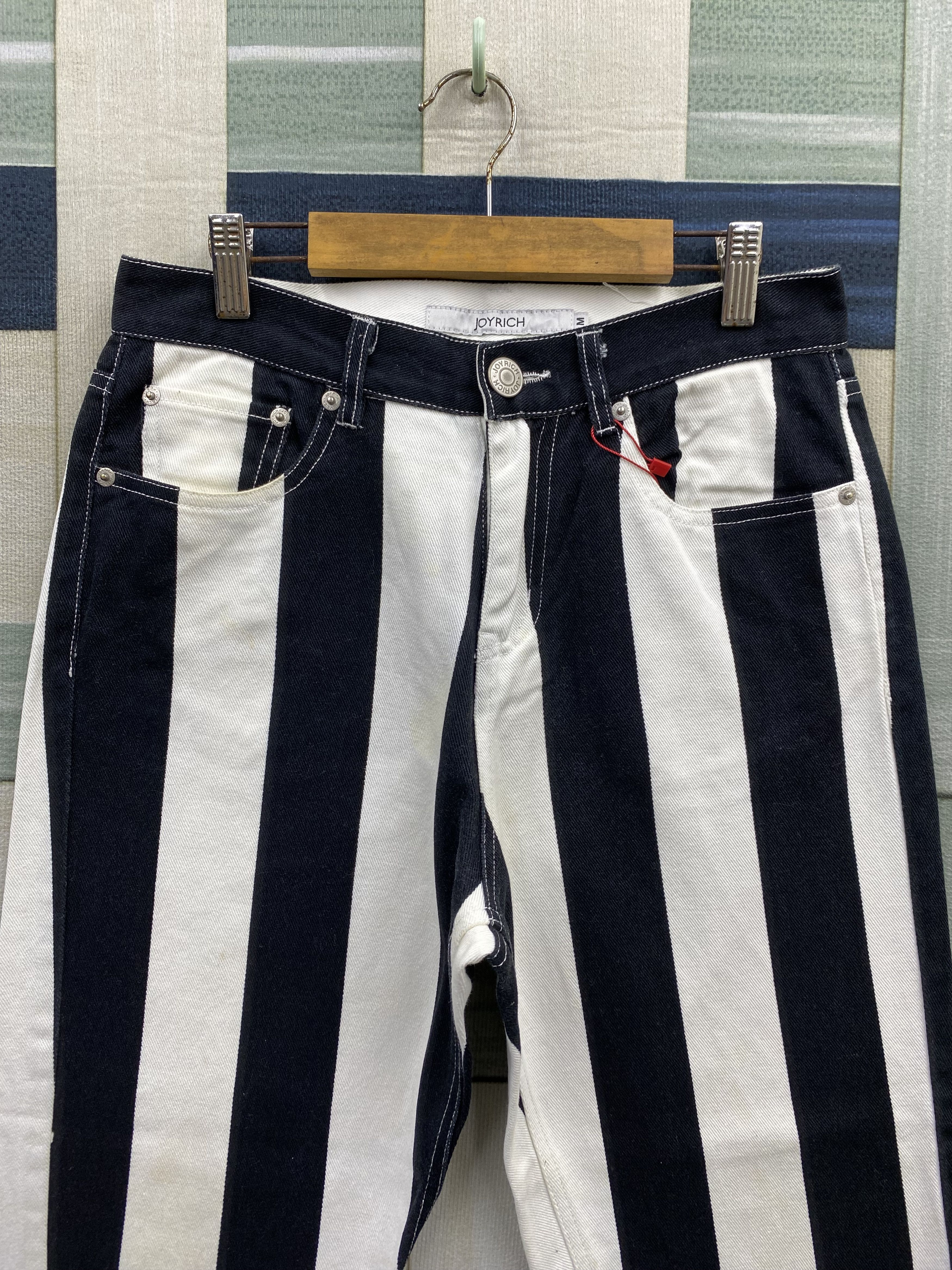 Joyrich Japanese Brand Joyrich Beverly Hills Stripe Denim Jean Size US 28 / EU 44 - 3 Thumbnail